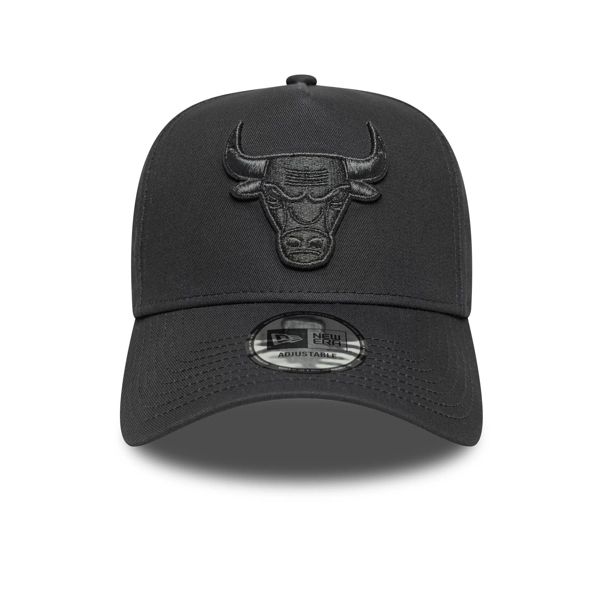 This is a Chicago Bulls NBA Metallic Dark Grey 9FORTY E-Frame Adjustable Cap 2