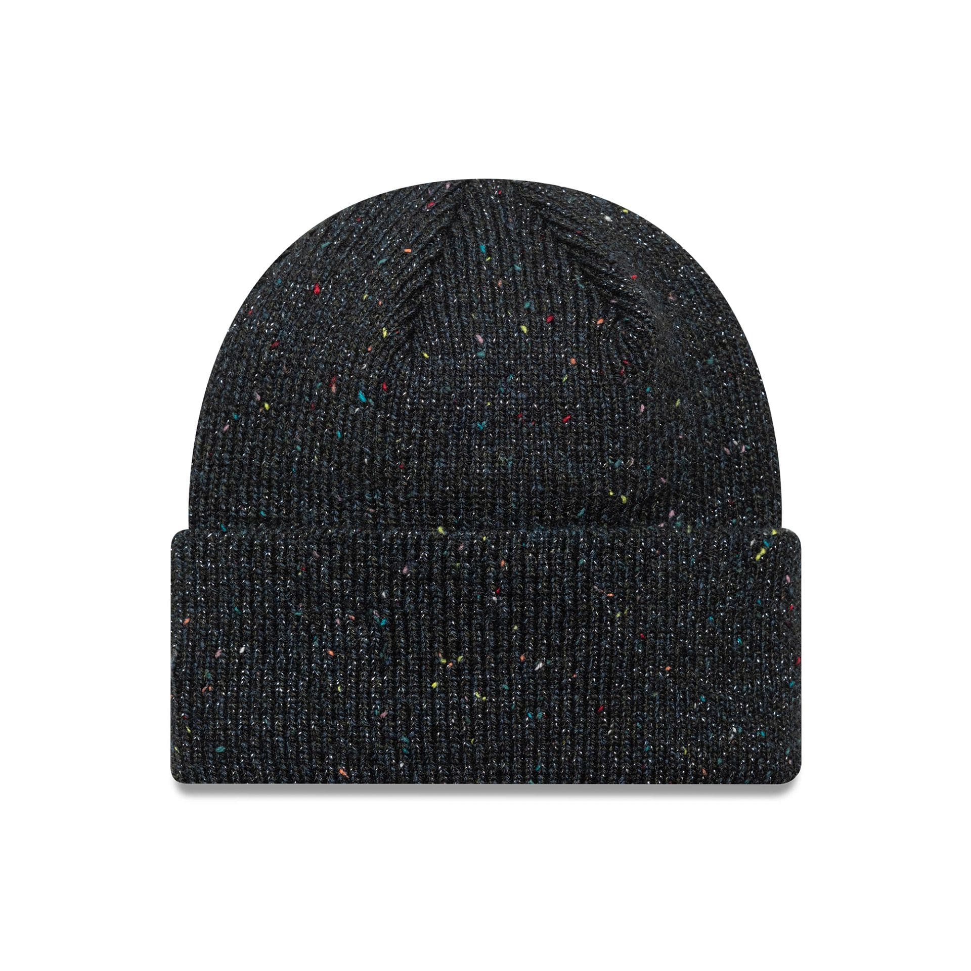 This is a New York Yankees Womens MLB Glitter Black Cuff Knit Beanie Hat 2