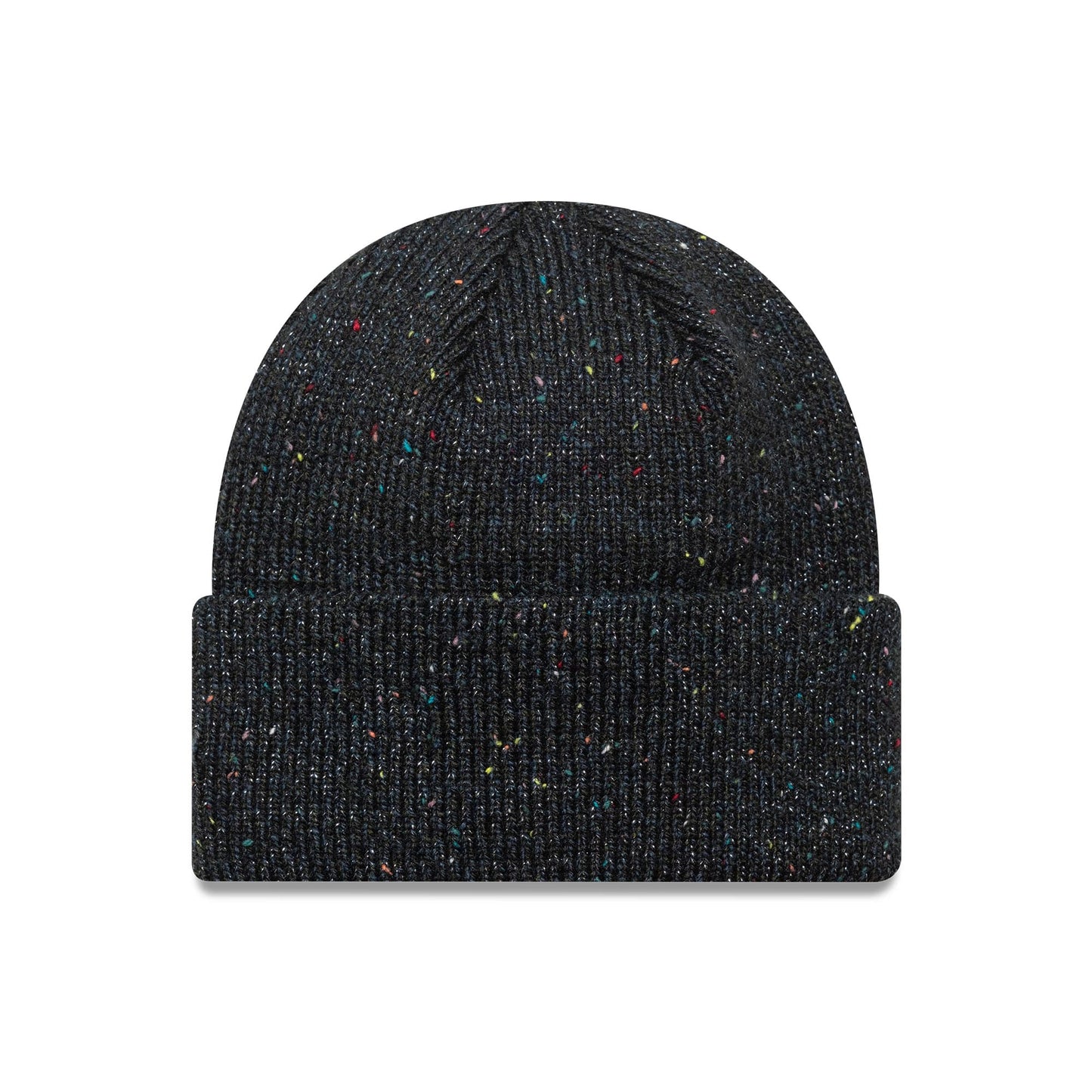 This is a New York Yankees Womens MLB Glitter Black Cuff Knit Beanie Hat 2