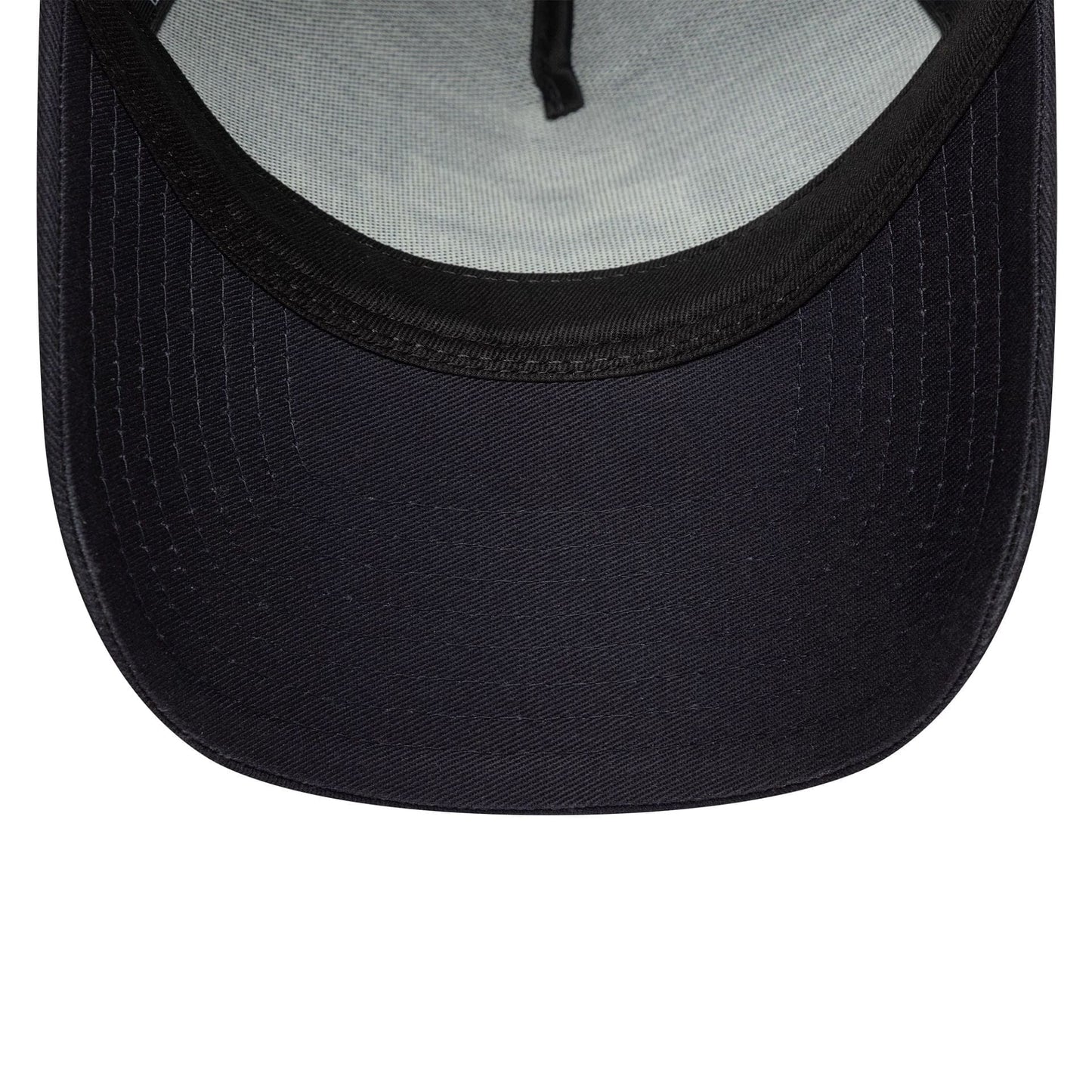 This is a Womens New Era City Navy 9FORTY E-Frame Trucker Adjustable Cap 5