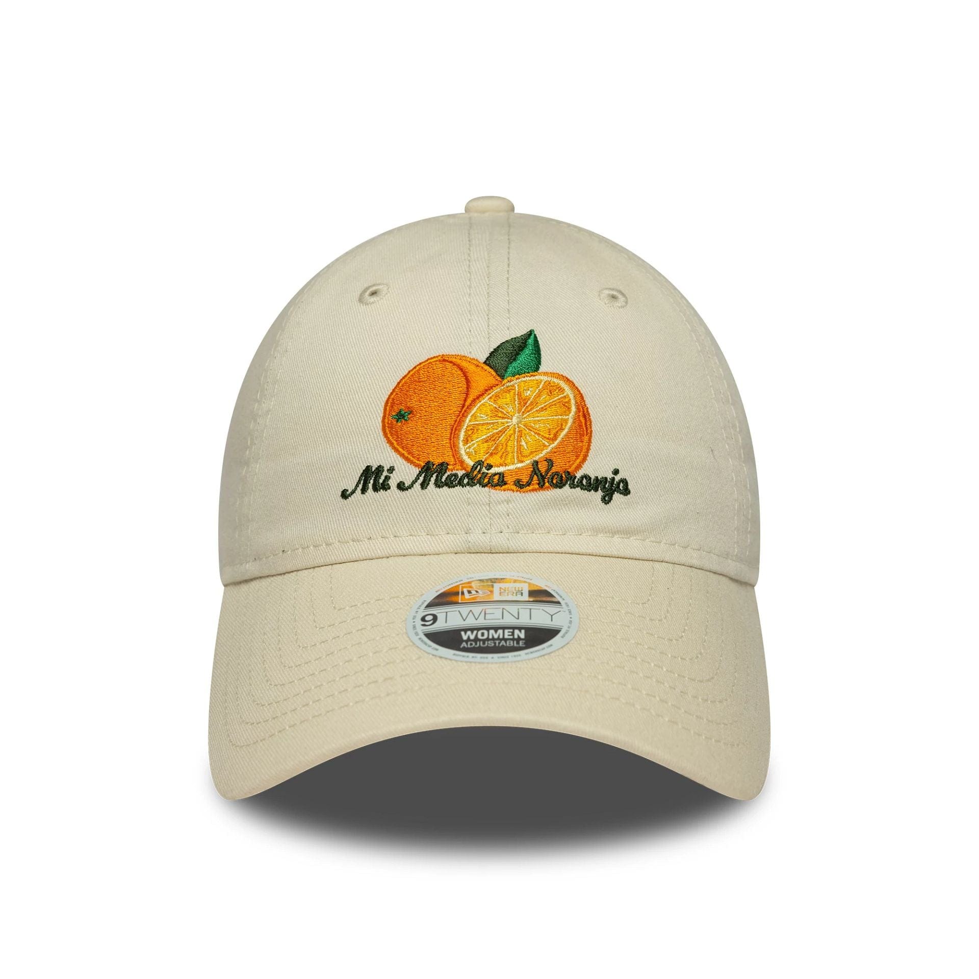 This is a Womens New Era Phrase Cream 9TWENTY Adjustable Cap 2