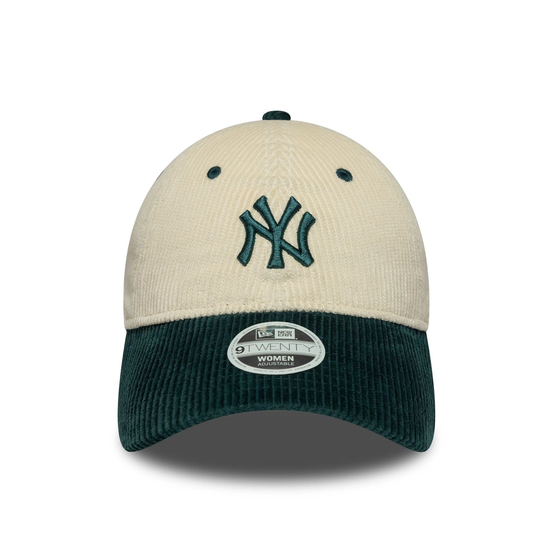 This is a New York Yankees Womens MLB Block Cord Cream 9TWENTY Adjustable Cap 2