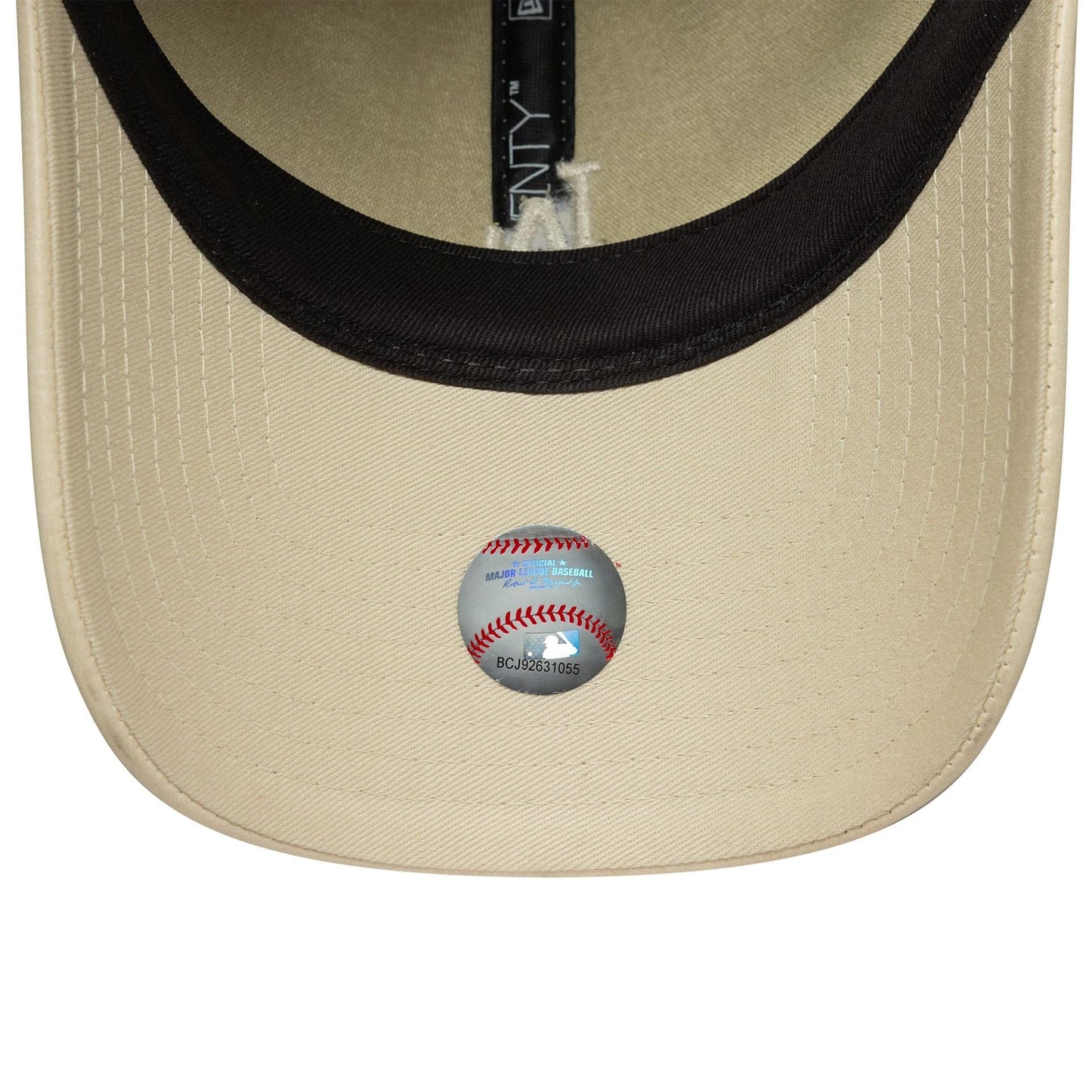 This is a LA Dodgers Womens MLB Tonal PU Light Beige 9TWENTY Adjustable Cap 5