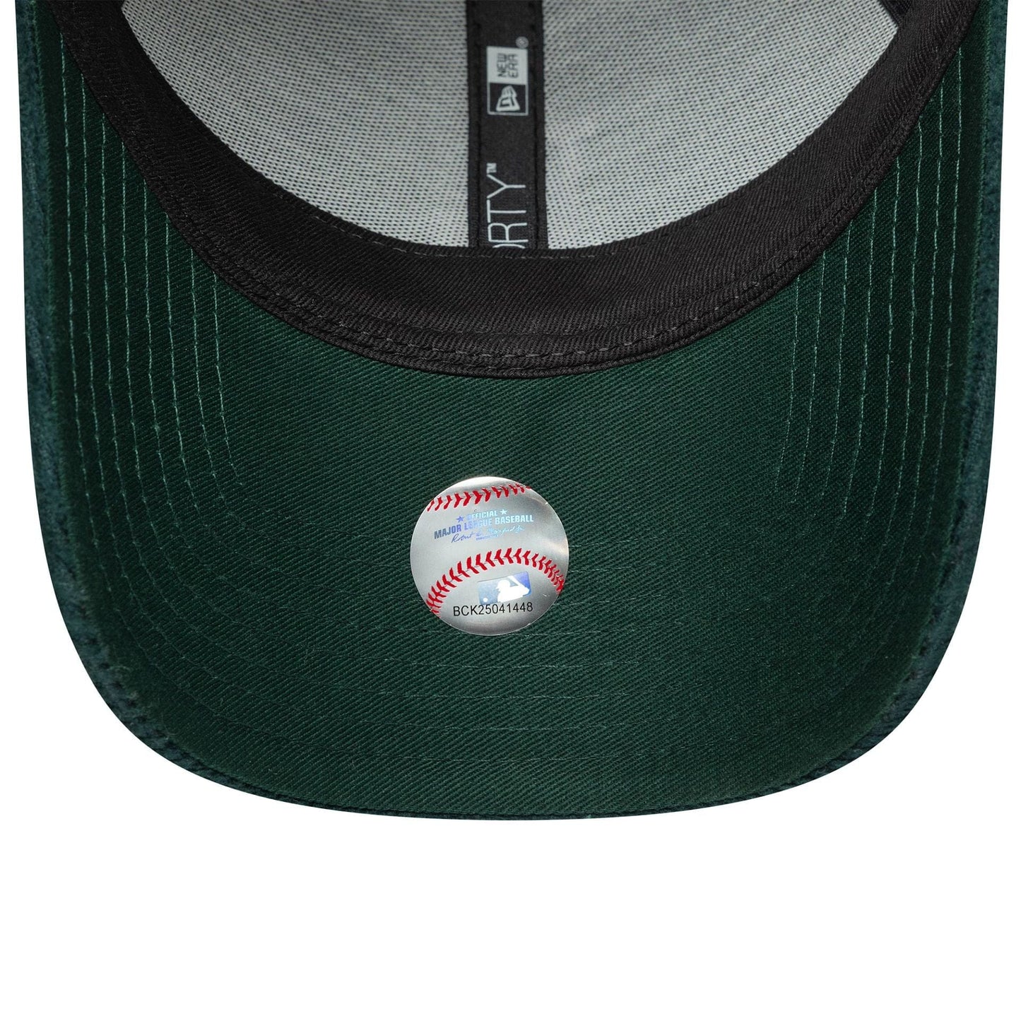 This is a LA Dodgers Womens MLB Cord Dark Green 9FORTY Adjustable Cap 5