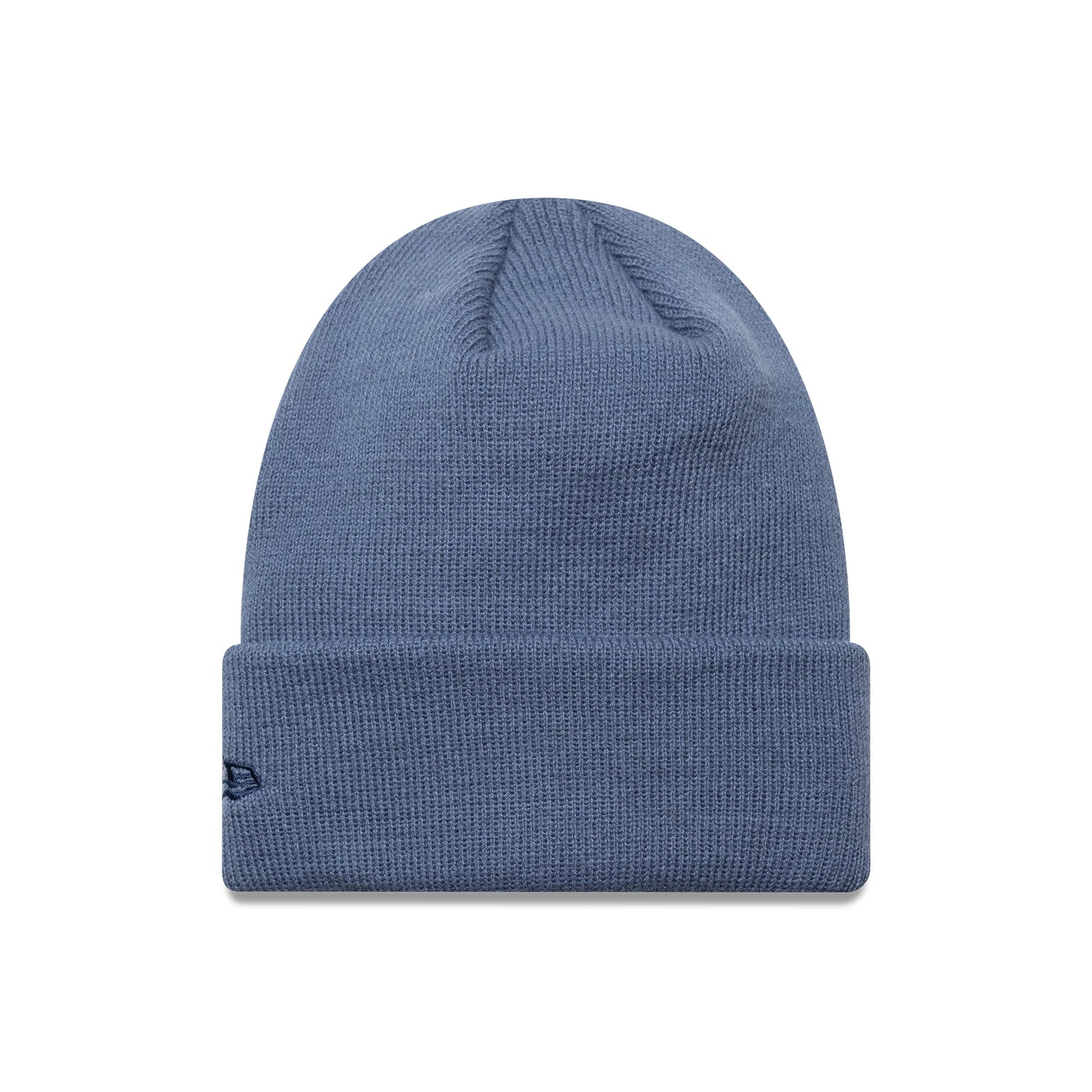 This is a New York Yankees Youth MLB League Essential Dark Blue Cuff Knit Beanie Hat 2