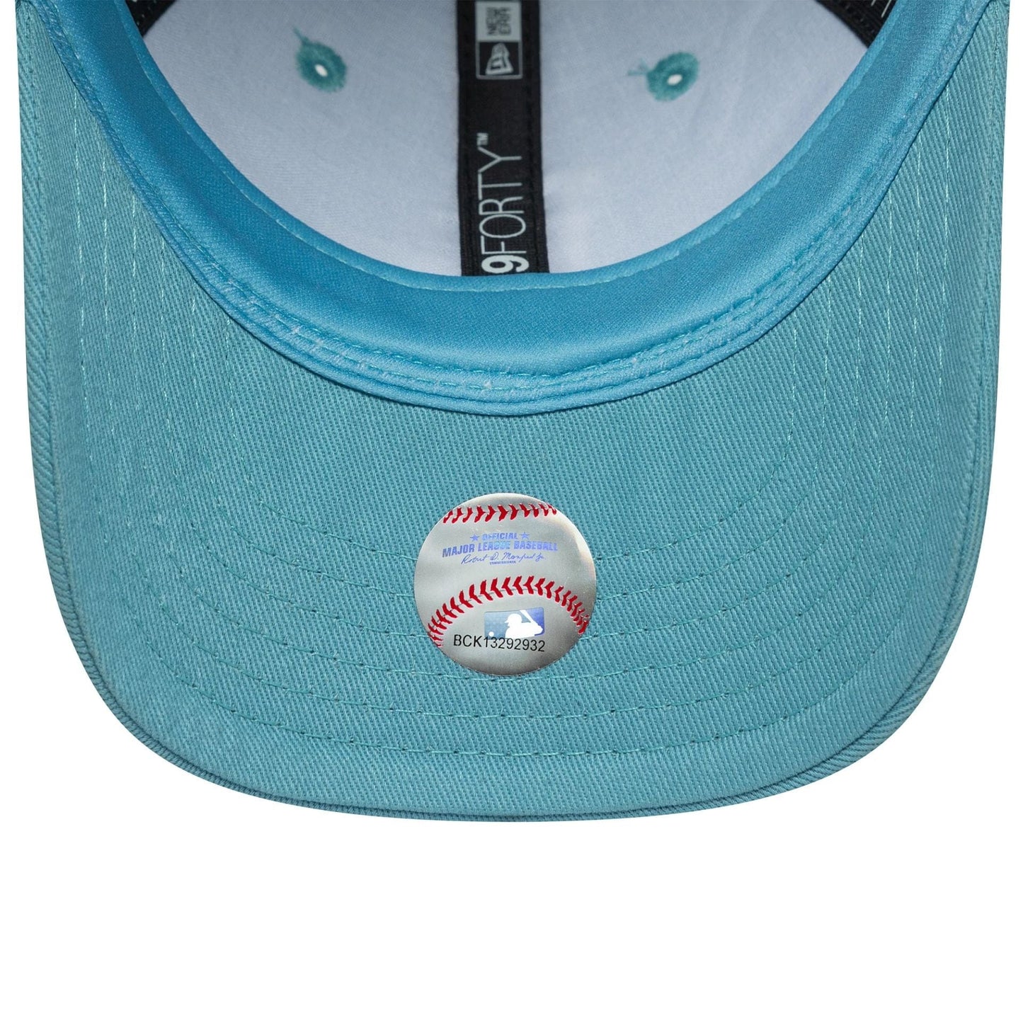 This is a LA Dodgers Infant MLB League Essential Pastel Blue 9FORTY Adjustable Cap 5