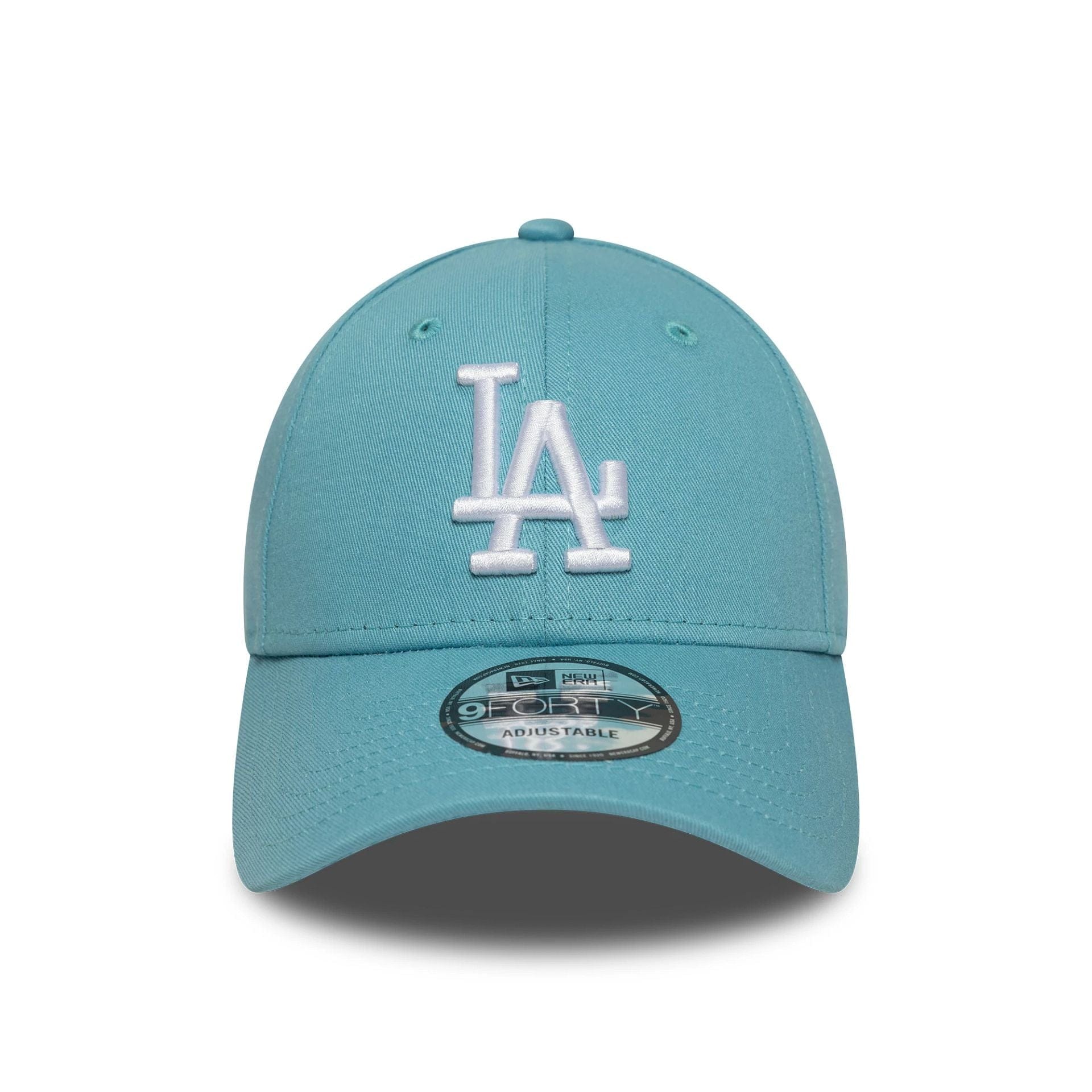 This is a LA Dodgers MLB League Essential Pastel Blue 9FORTY Adjustable Cap 2