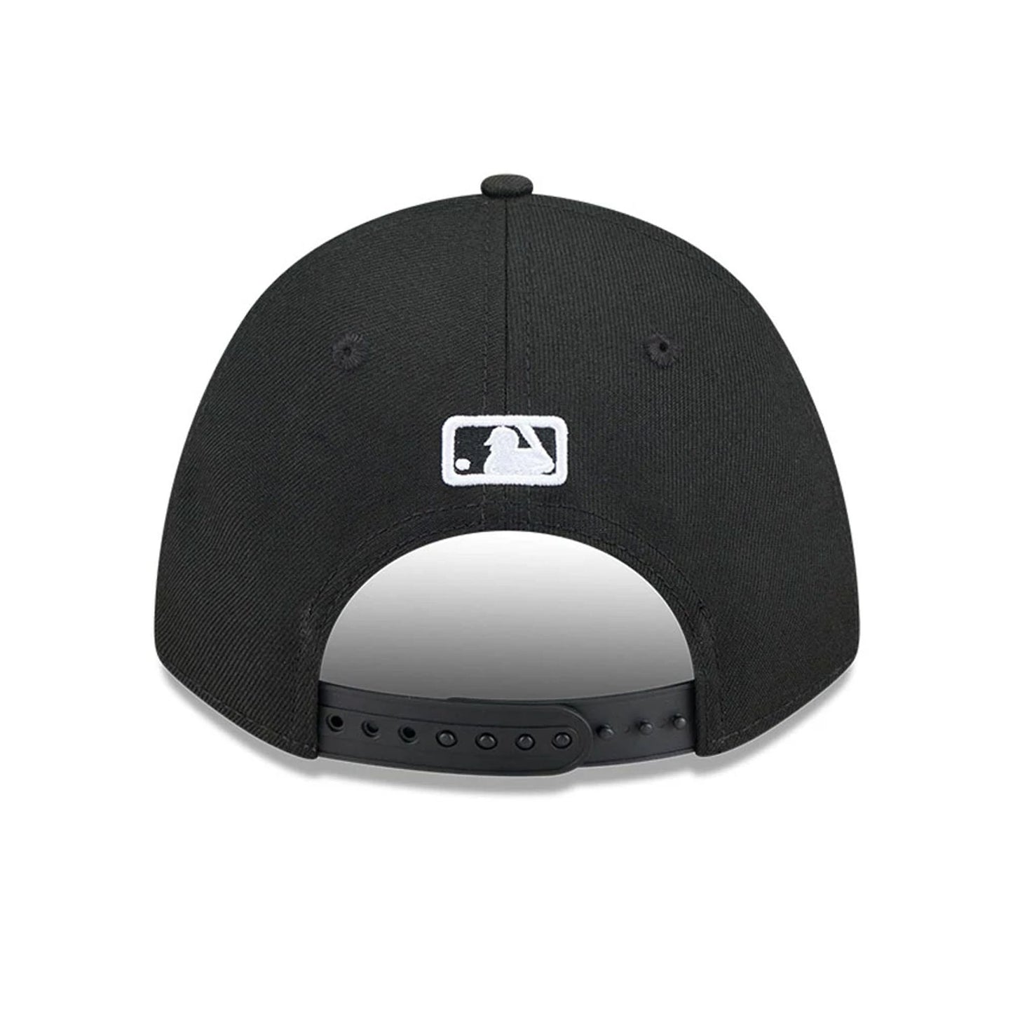 This is a Colorado Rockies MLB 2025 Hall Of Fame Black 9FORTY M-Crown Adjustable Cap 7