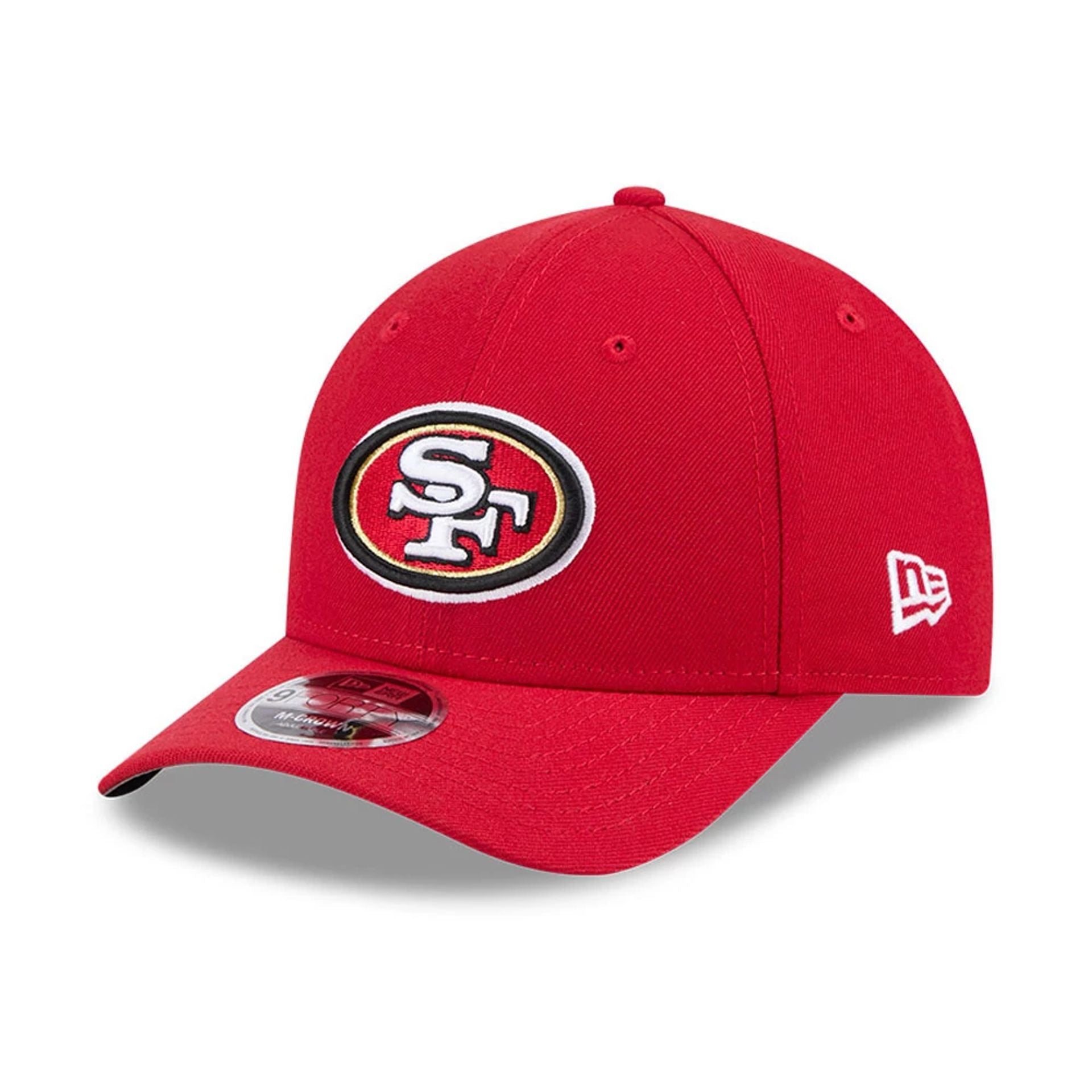 Pictured is this NFL Team San Francisco 49ers 9FORTY M-Crown cap in red. 1