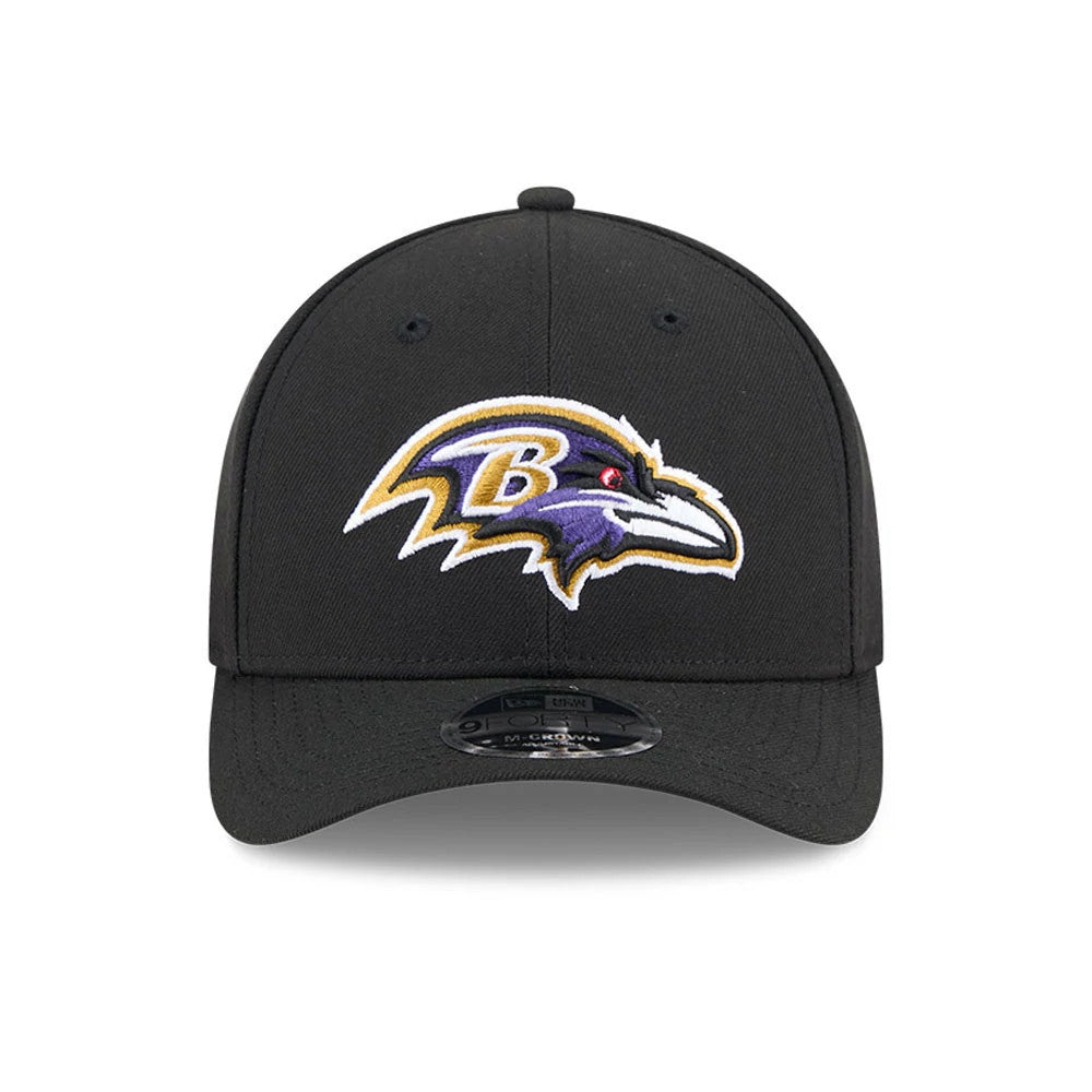 Pictured is this NFL Team Baltimore Ravens 9FORTY M-Crown cap in black. 3