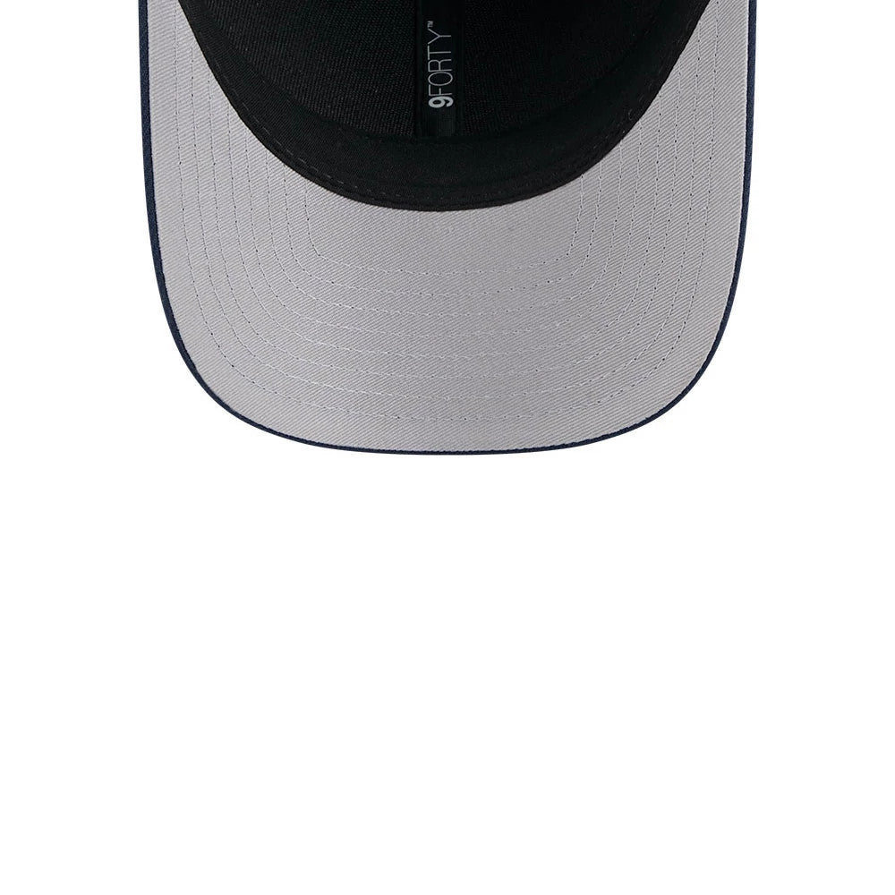 Pictured is this NFL Team New England Patriots 9FORTY M-Crown cap in dark blue. 2
