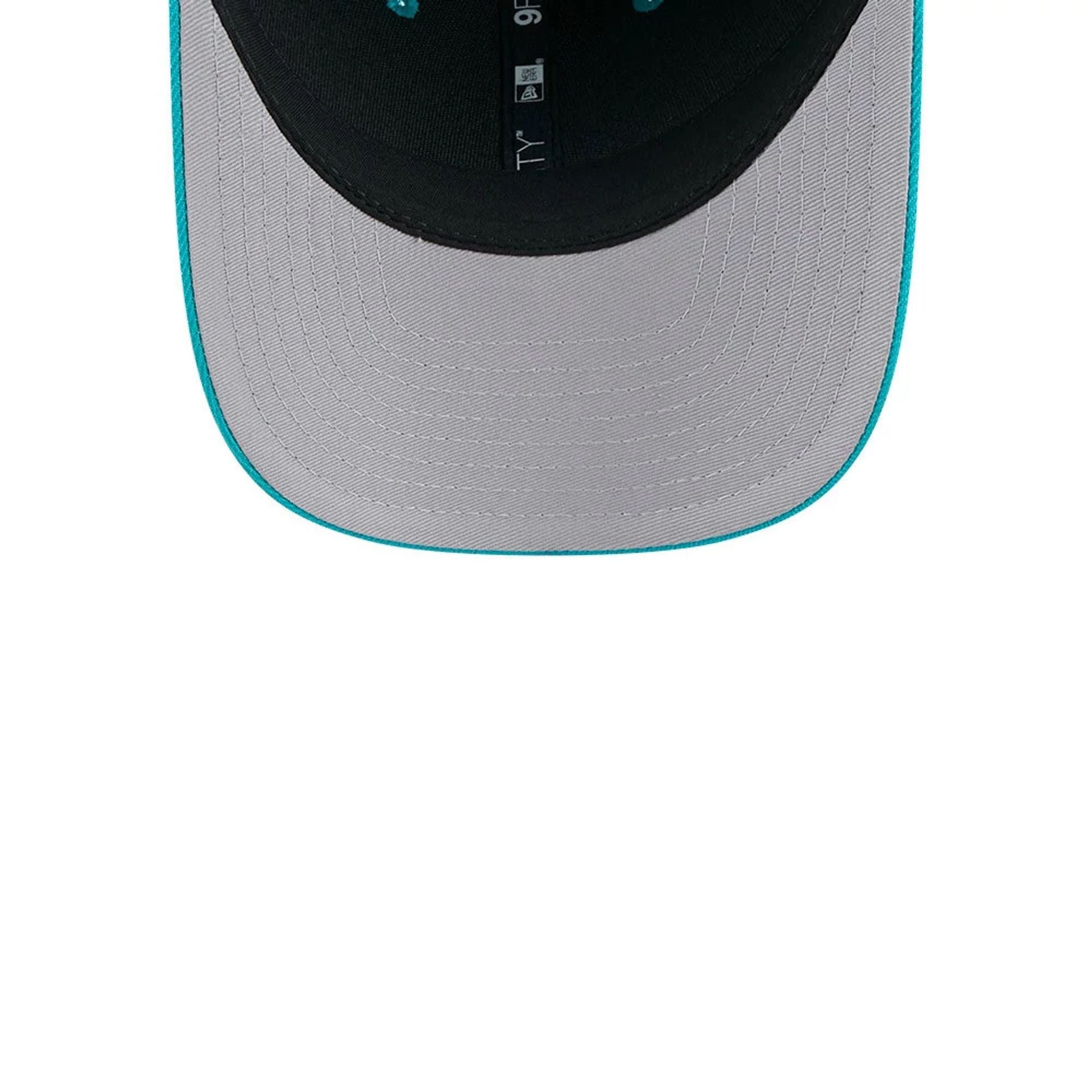 Pictured is this NFL Team Miami Dolphins 9FORTY M-Crown cap in turquoise. 2