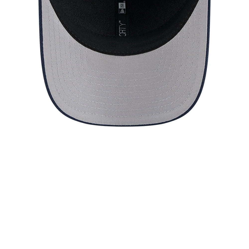 Pictured is this NFL Team Seattle Seahawks 9FORTY M-Crown cap in dark blue. 2