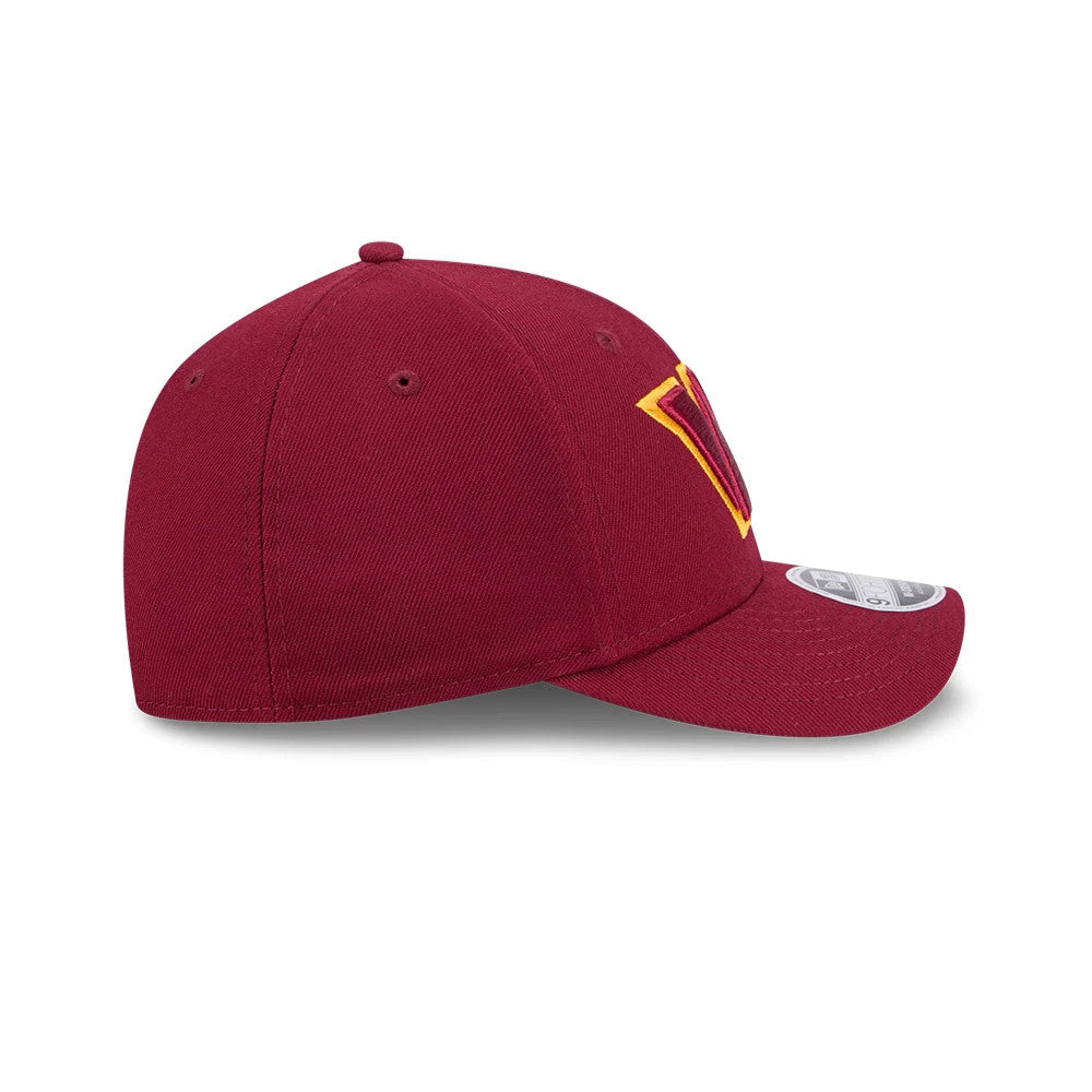 Pictured is this NFL Team Washington Commanders 9FORTY M-Crown cap in dark red. 7