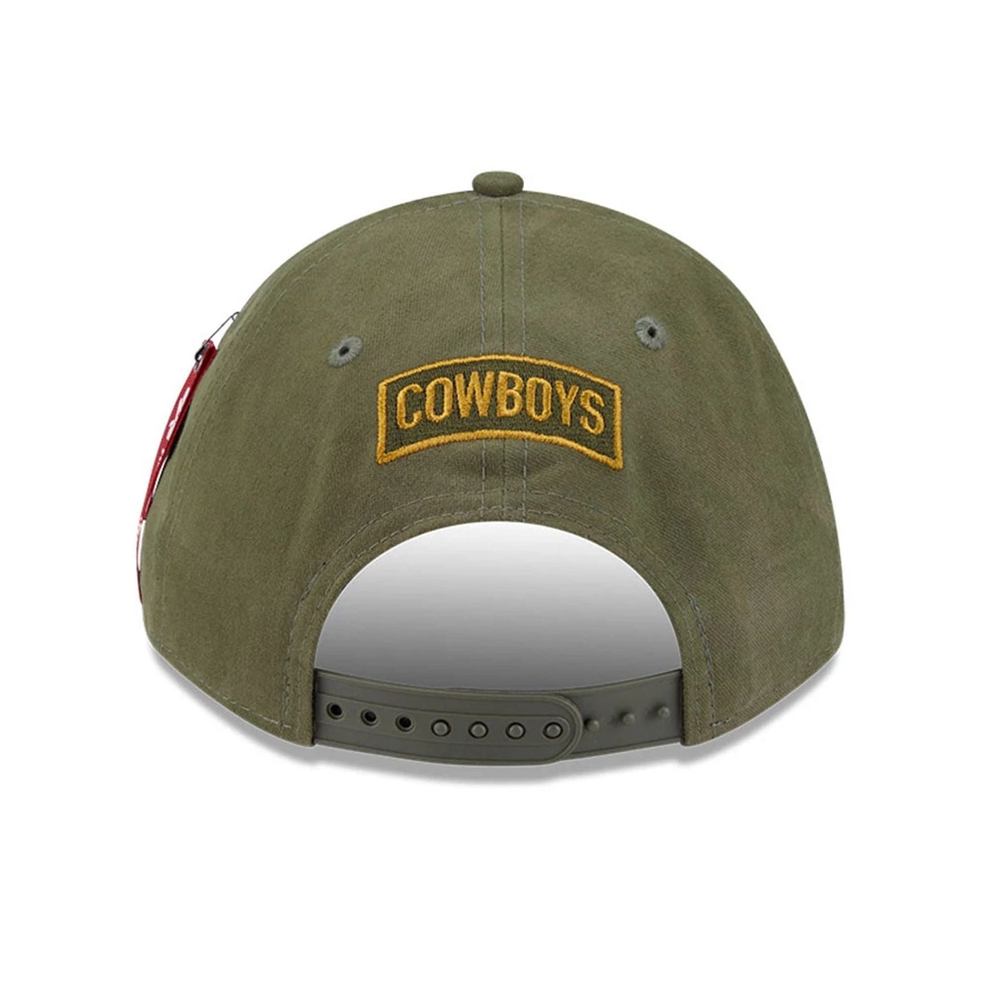 This is a Dallas Cowboys NFL x Alpha Dark Green 9FORTY M-Crown A-Frame Adjustable Cap 7