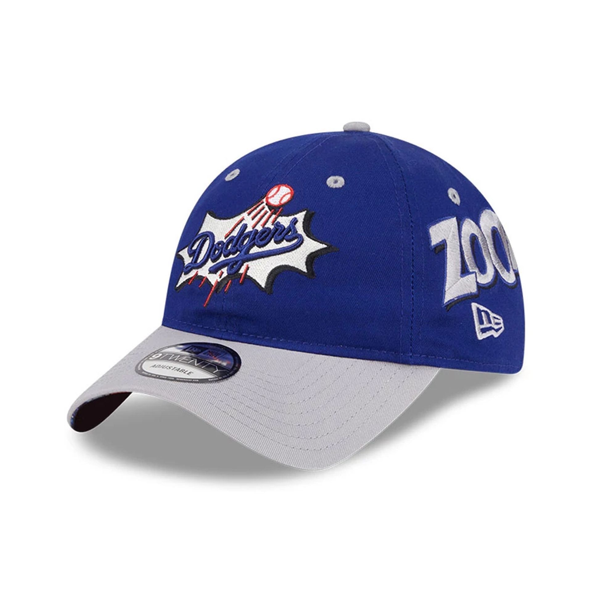 This is a LA Dodgers 2025 MLB Diamond Hero Edition Dark Blue 9TWENTY Adjustable Cap 1