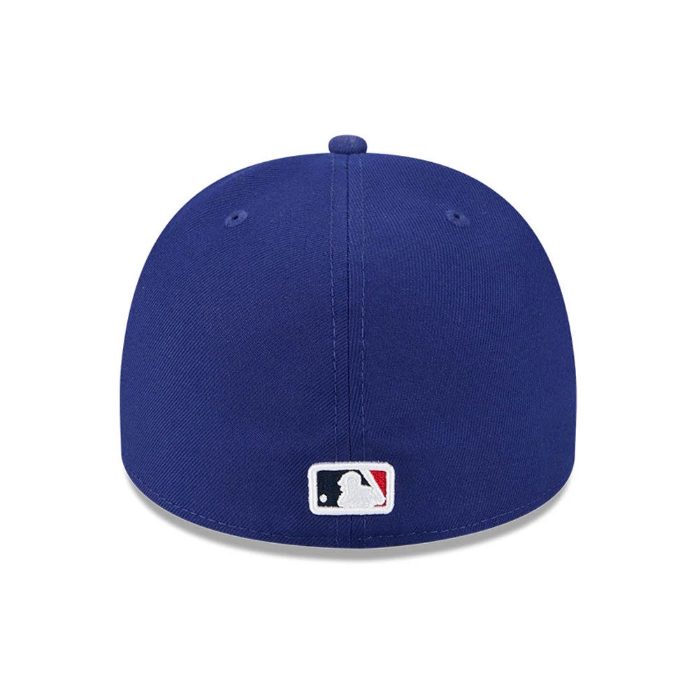 This is a LA Dodgers MLB Cartoon Dark Blue 59FIFTY A-Frame Fitted Cap 7