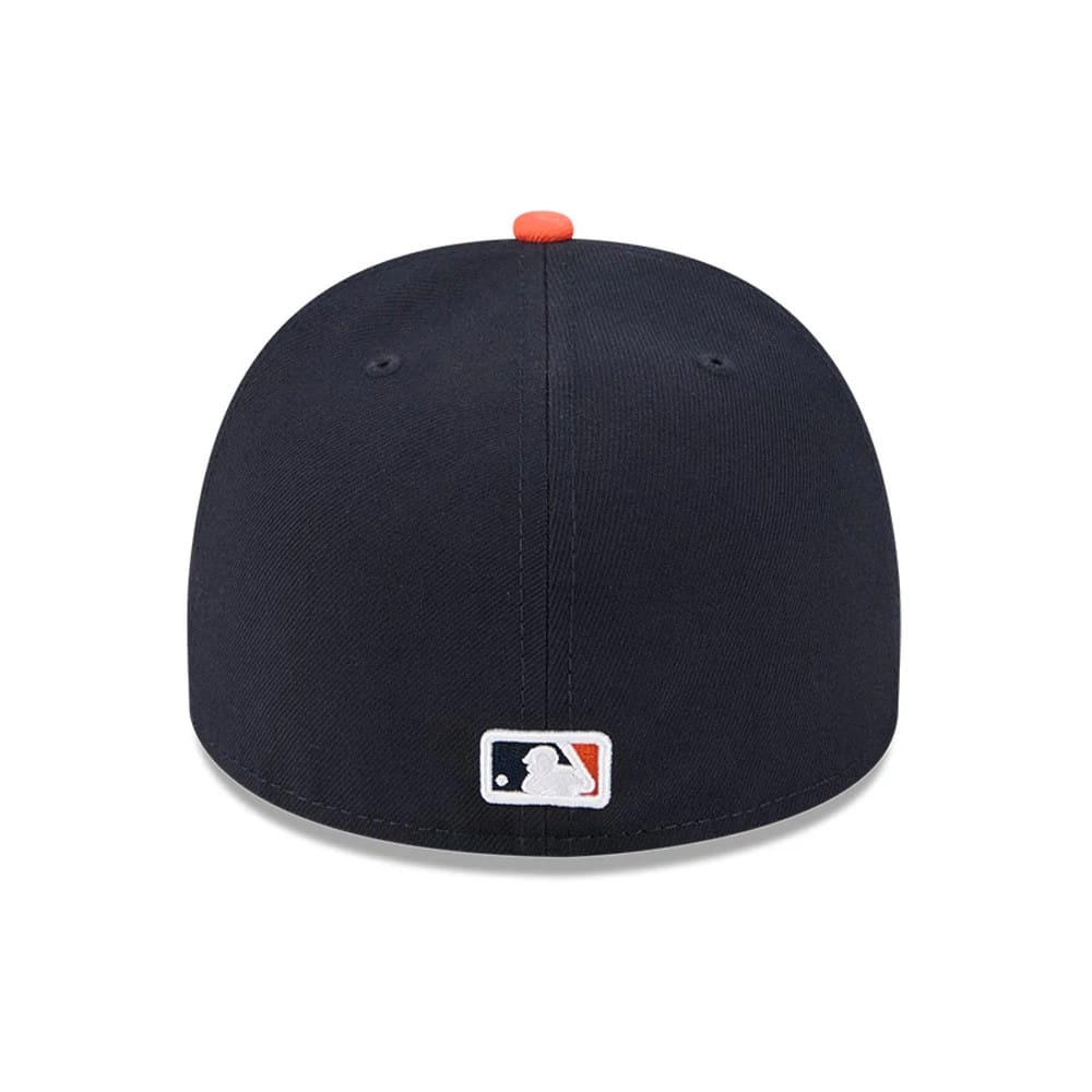 Pictured is this MLB Cartoon Houston Astros 59FIFTY A-Frame Fitted cap in navy. 7