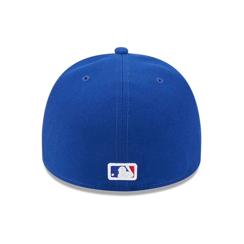 Pictured is this MLB Cartoon Chicago Cubs 59FIFTY A-Frame Fitted cap in blue. 7