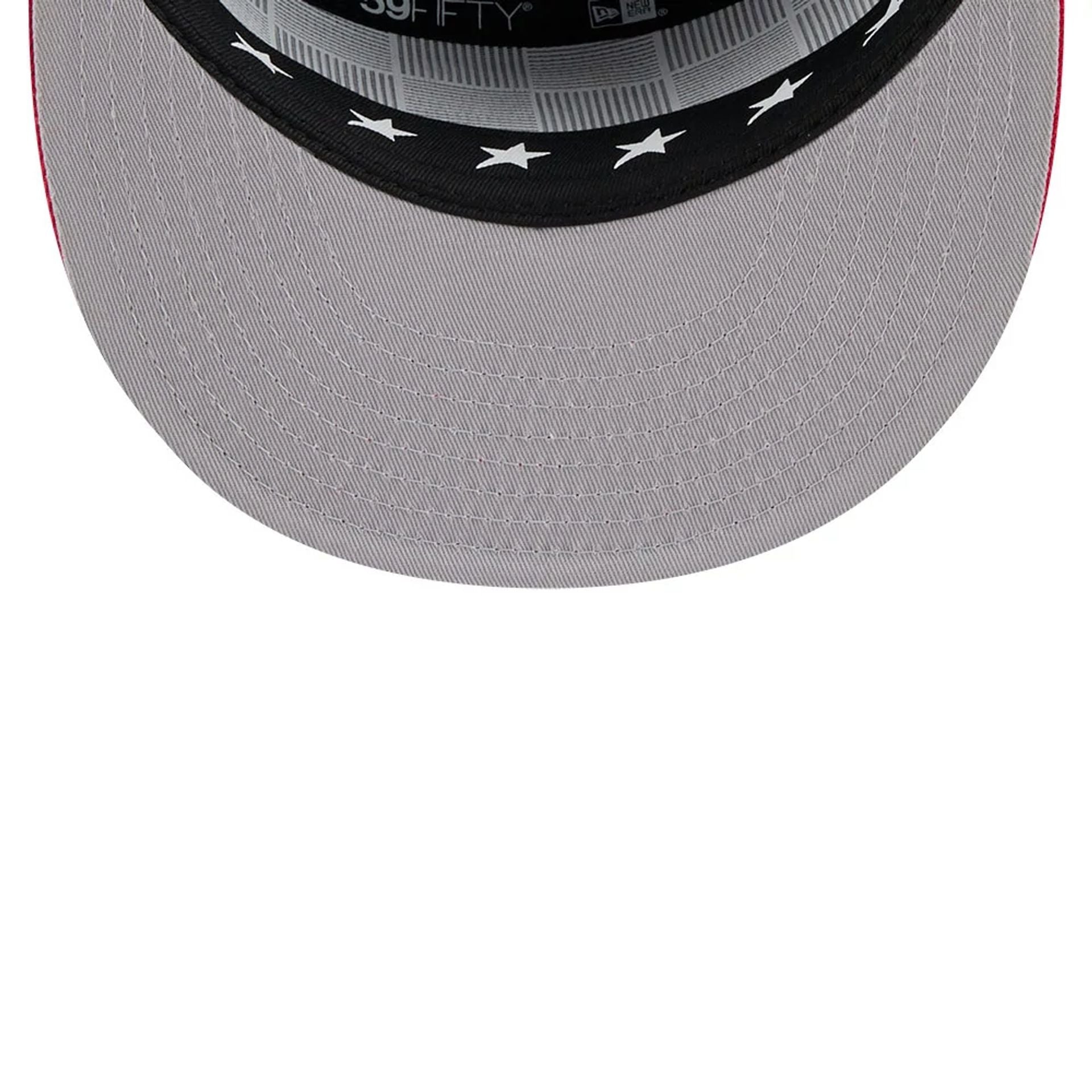 This is a Texas Rangers MLB 2025 All Star Game Dark Blue Split Panel 59FIFTY Fitted Cap 2