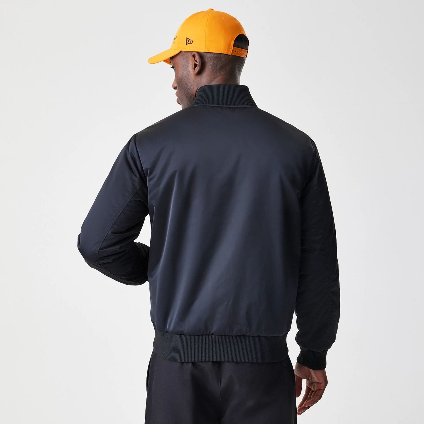 The Male model is wearing McLaren Racing McLaren Black Reversible Bomber Jacket 8