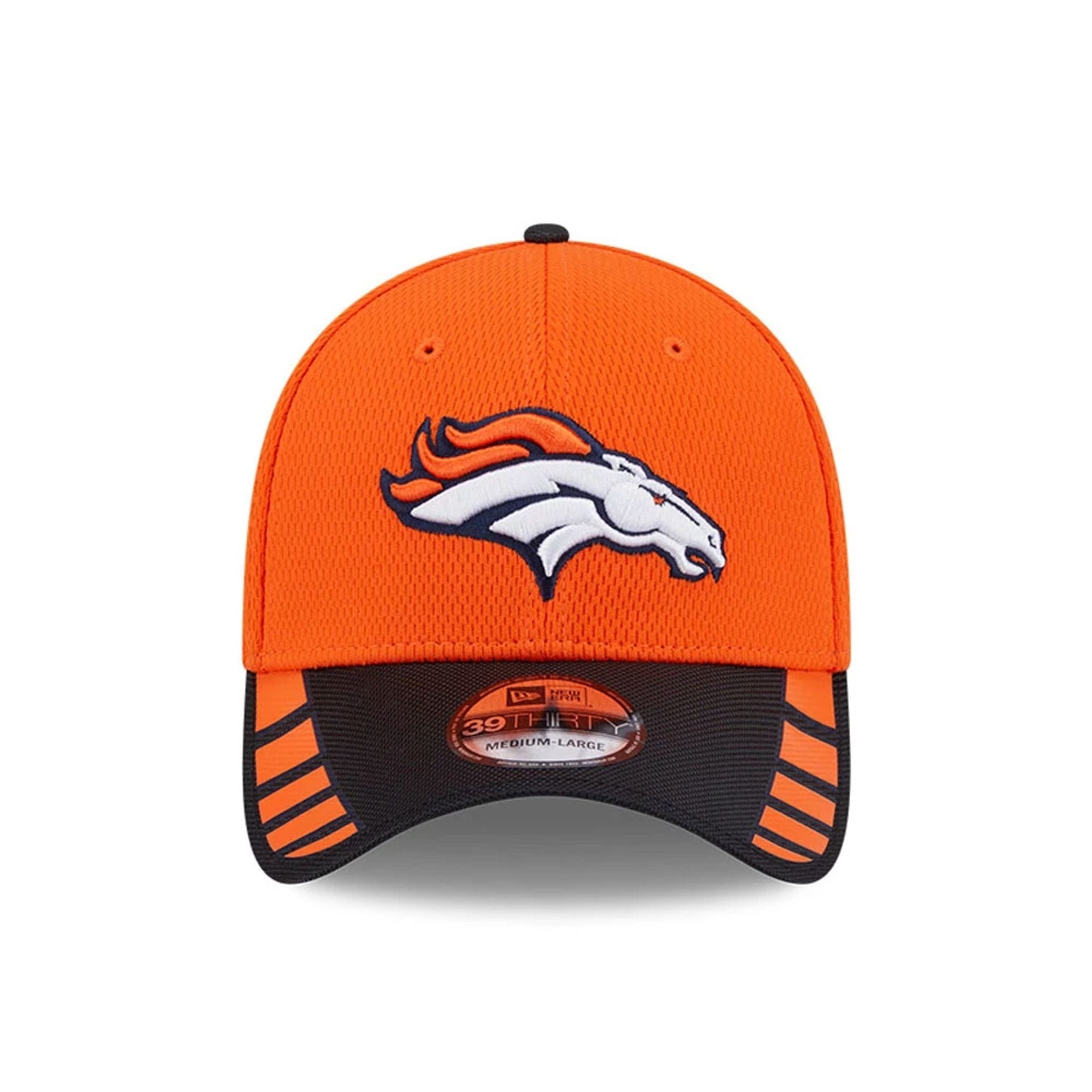 This is a Denver Broncos NFL Visor Hit Orange 39THIRTY Stretch Fit Cap 2