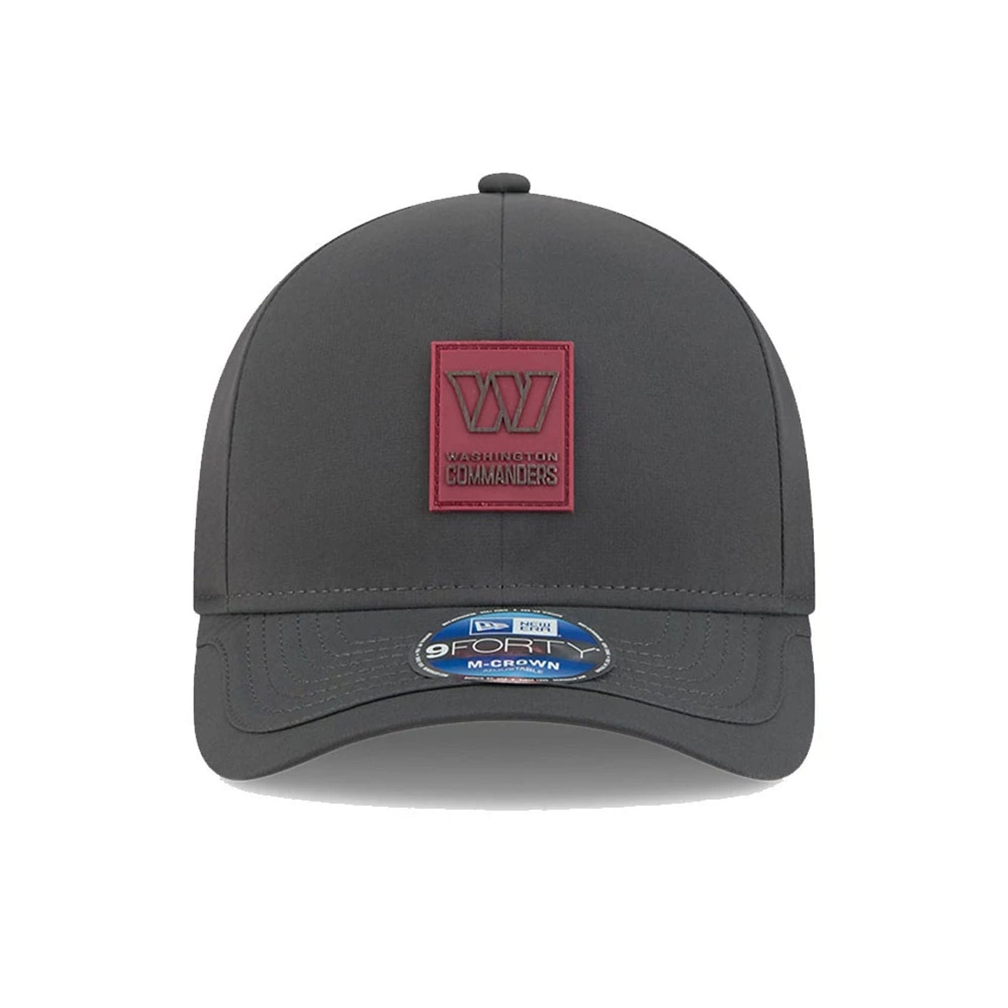 This is a Washington Commanders NFL Sideline 2025 Charcoal 9FORTY M-Crown Adjustable Cap 7