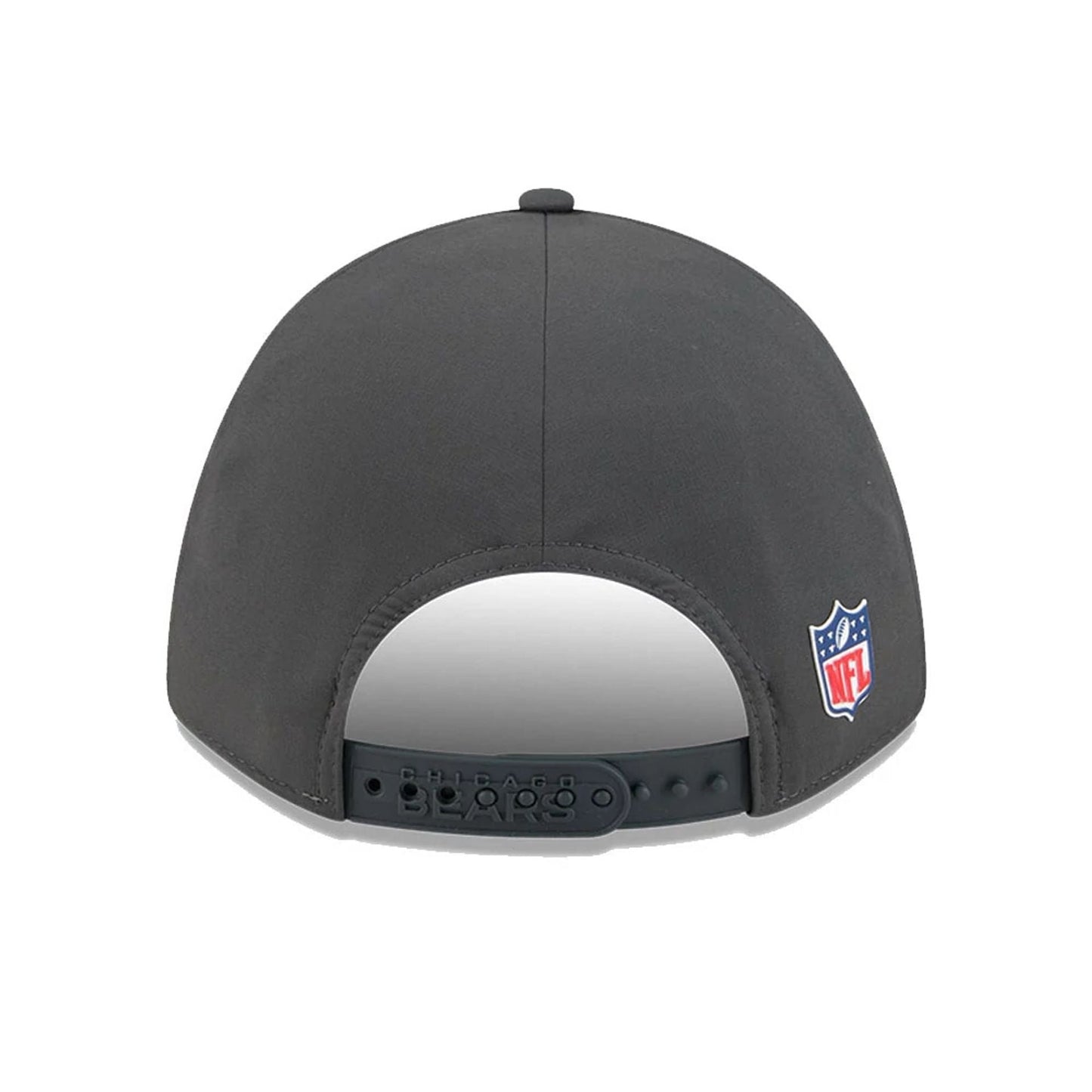 This is a Chicago Bears NFL Sideline 2025 Charcoal 9FORTY M-Crown Adjustable Cap 7