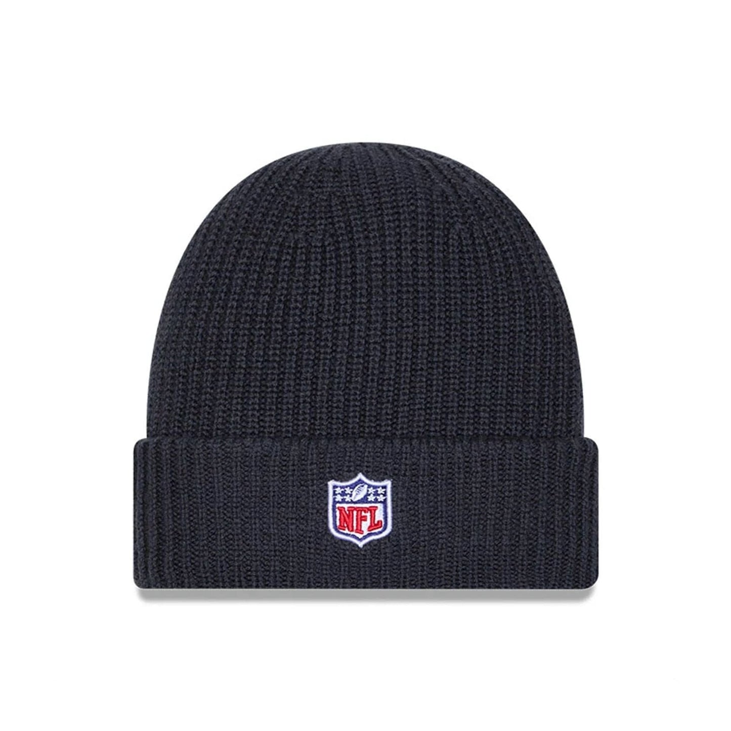 This is a Atlanta Falcons NFL Sideline 2025 Charcoal Cuff Knit Beanie Hat 3