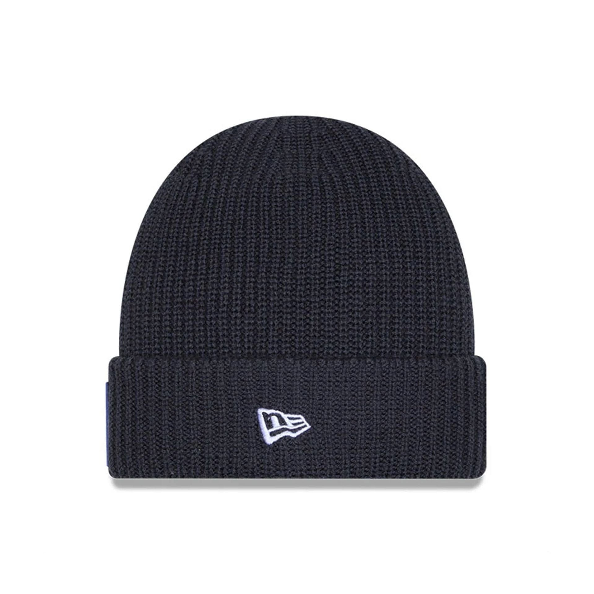 This is a Indianapolis Colts NFL Sideline 2025 Charcoal Cuff Knit Beanie Hat 2