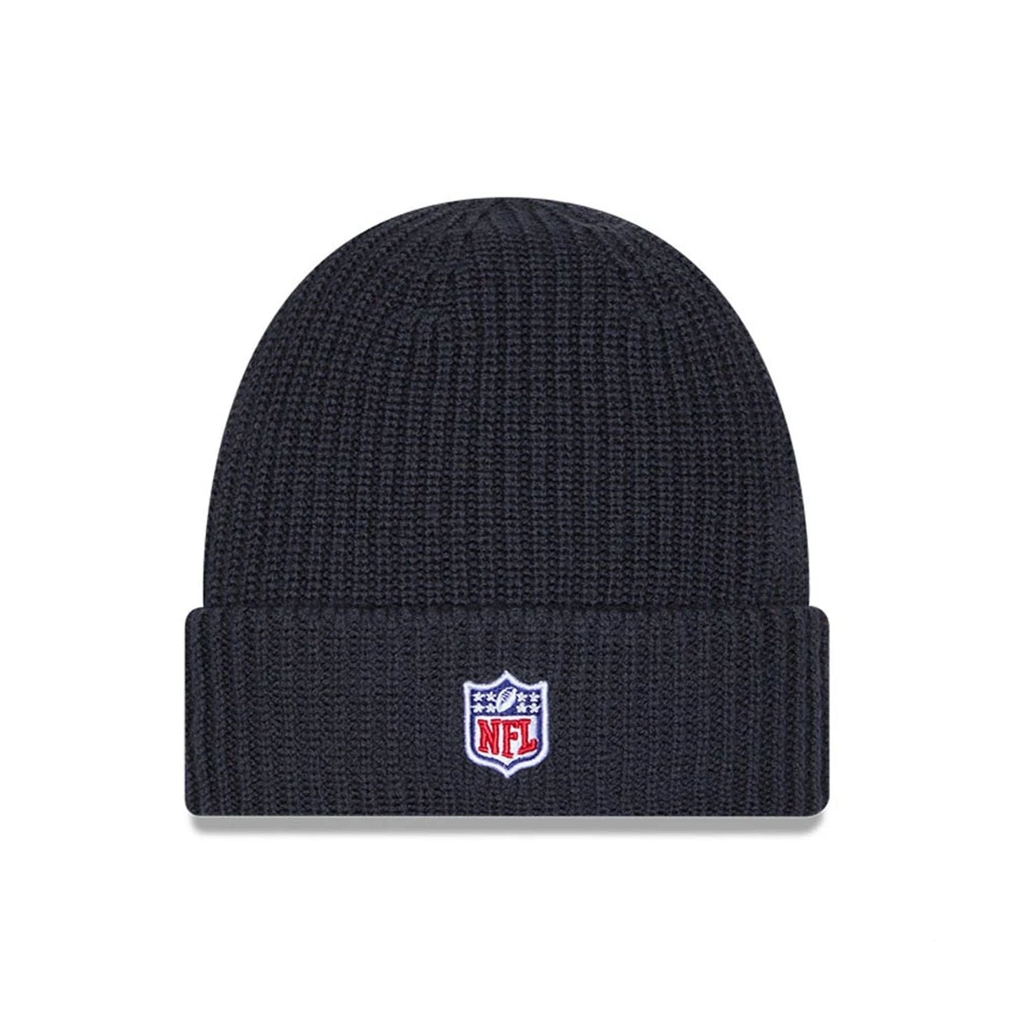 This is a Miami Dolphins NFL Sideline 2025 Charcoal Cuff Knit Beanie Hat 3