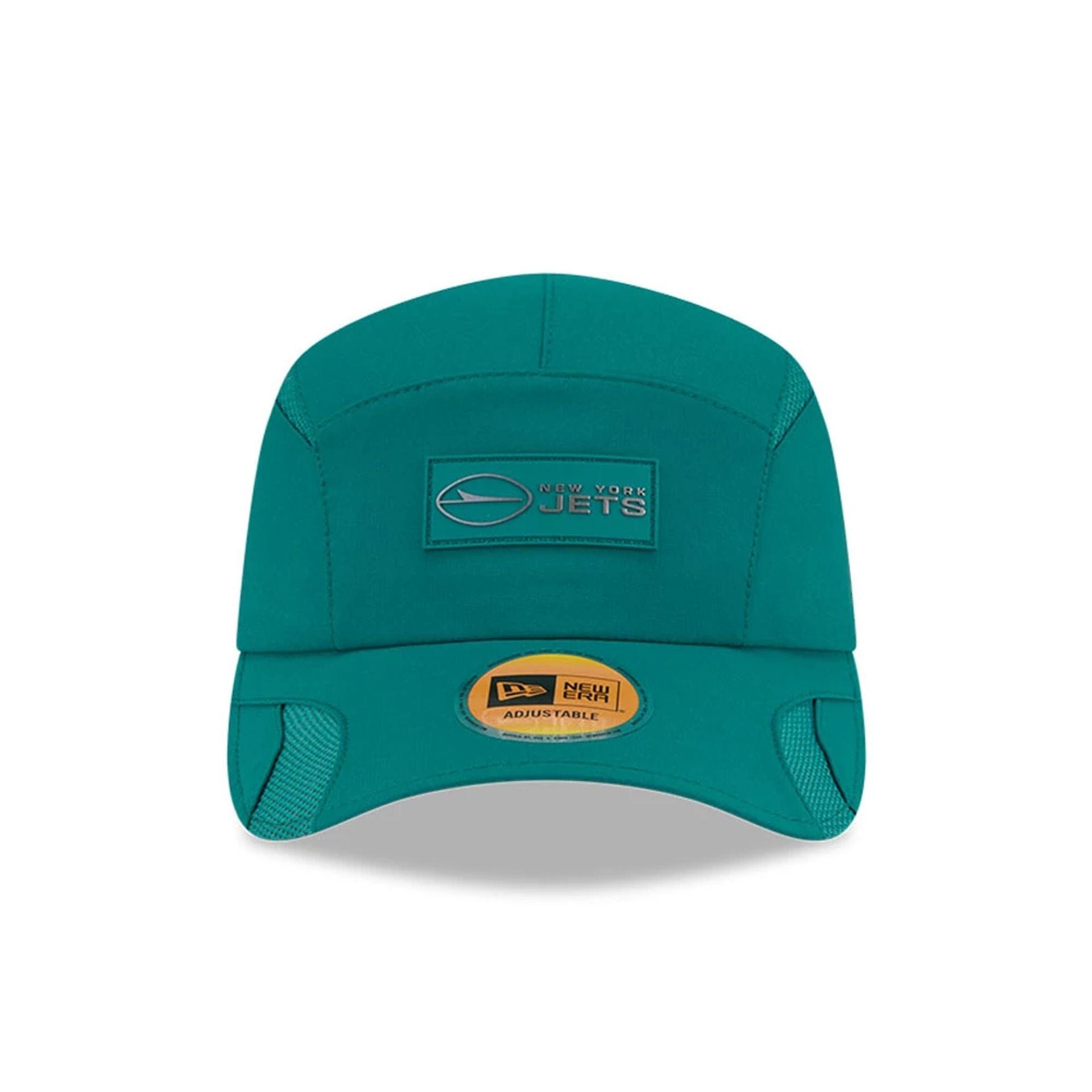 This is a New York Jets NFL Sideline 2025 Green Runner Adjustable Cap 2