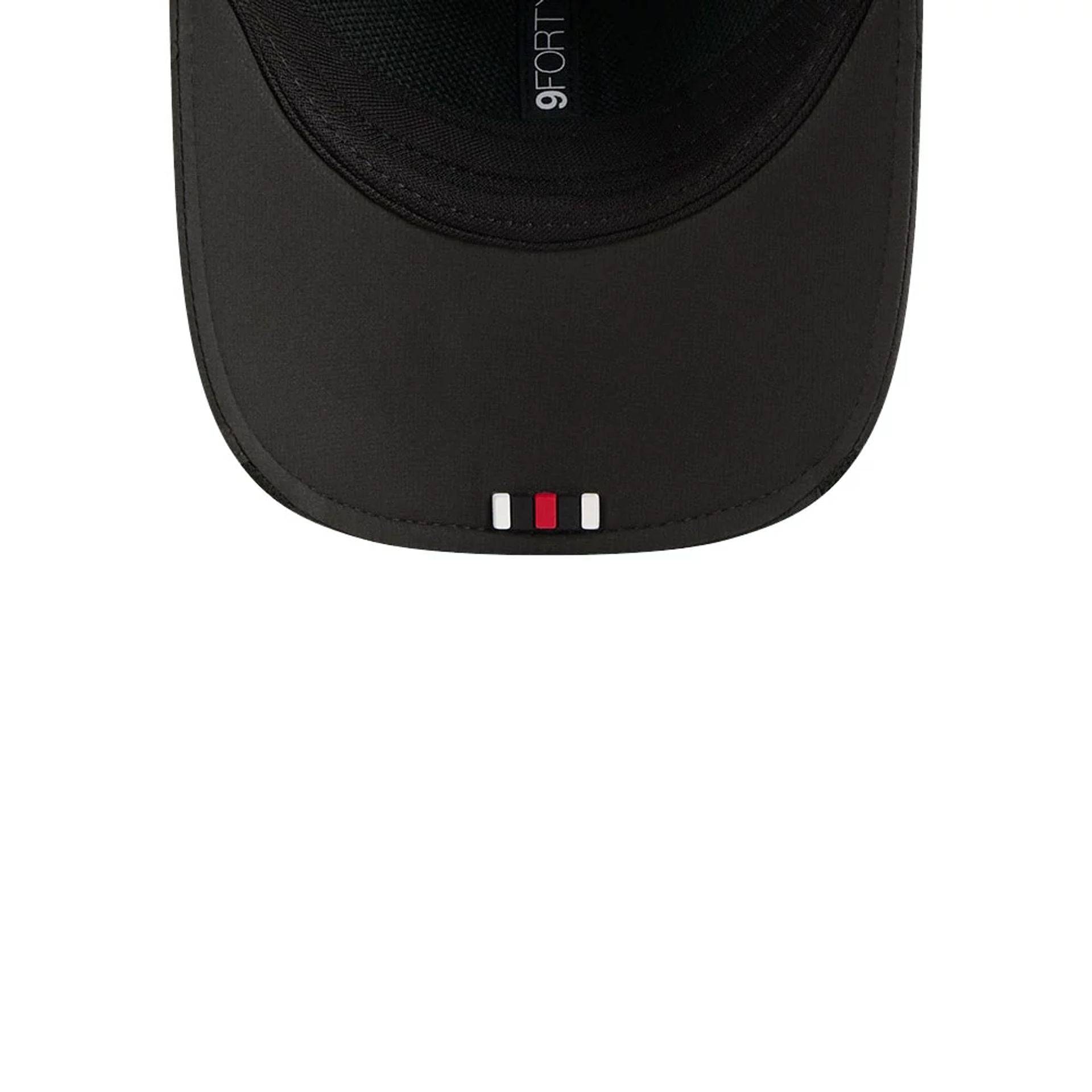 This is a Atlanta Falcons NFL Sideline 2025 Black 9FORTY M-Crown Adjustable Cap 2