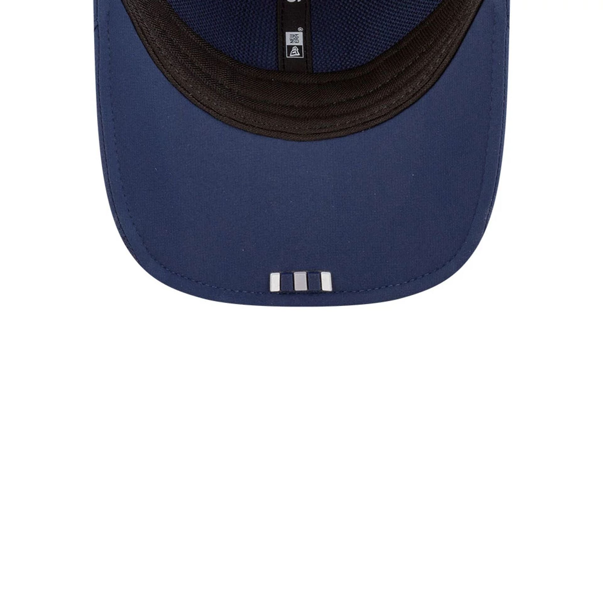 This is a Dallas Cowboys NFL Sideline 2025 Dark Blue 9FORTY M-Crown Adjustable Cap 2