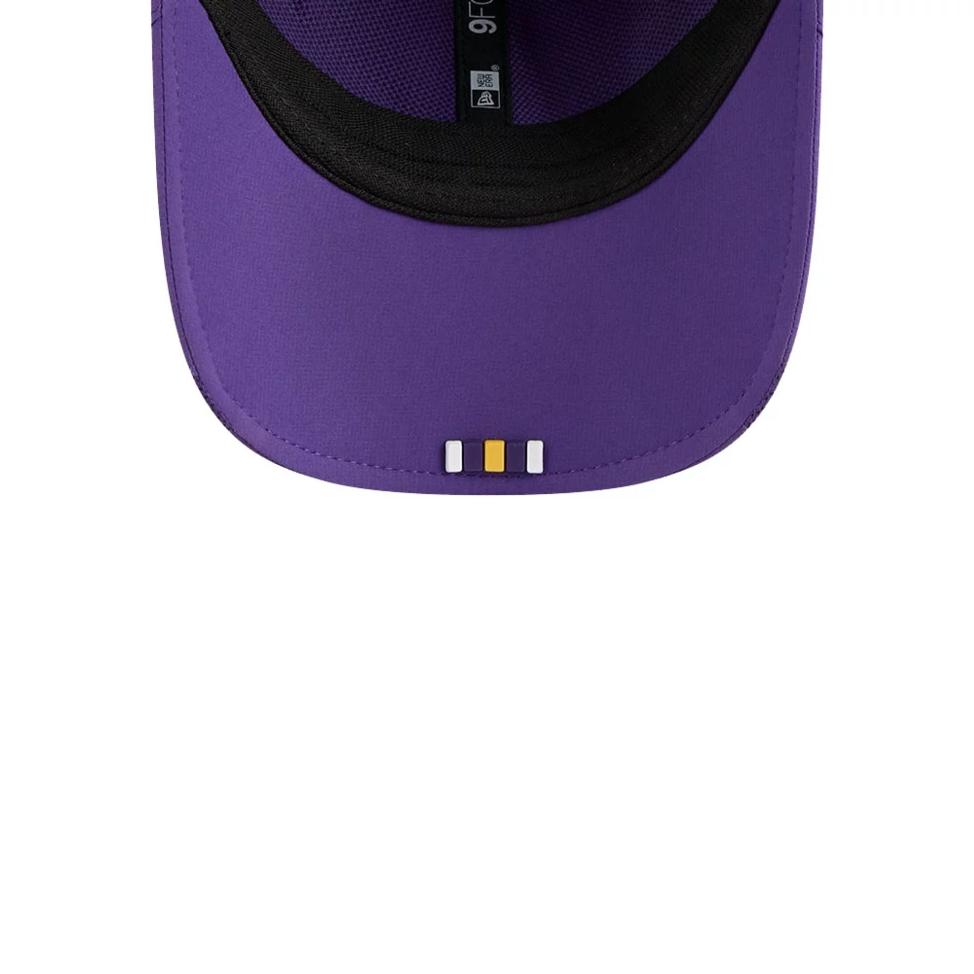 This is a Minnesota Vikings NFL Sideline 2025 Purple 9FORTY M-Crown Adjustable Cap 2