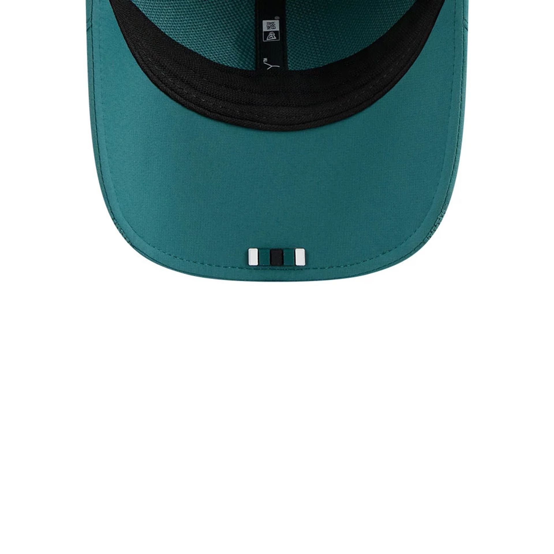 This is a Philadelphia Eagles NFL Sideline 2025 Dark Green 9FORTY M-Crown Adjustable Cap 2