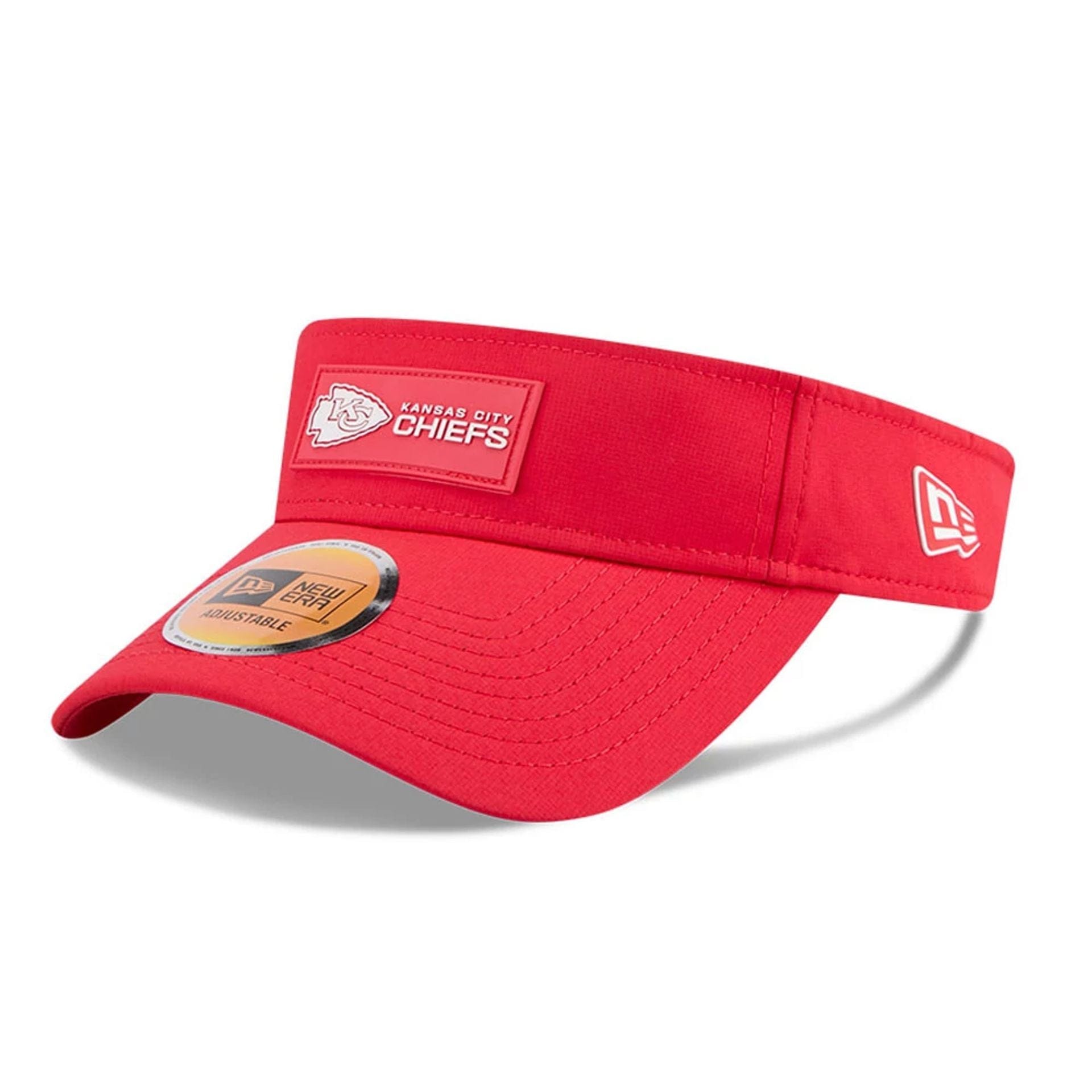 This is a Kansas City Chiefs NFL Sideline 2025 Red Visor 1