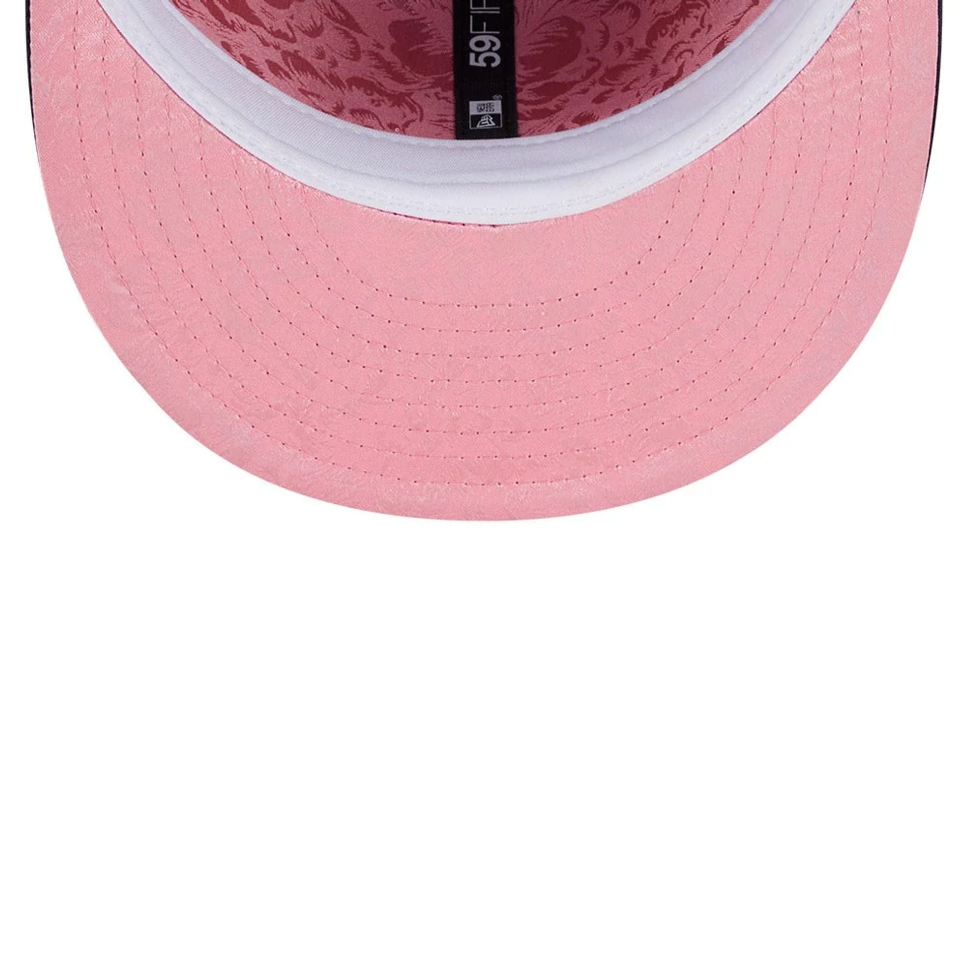 This is a Detroit Tigers Floral Undervisor Navy 59FIFTY Fitted Cap 2