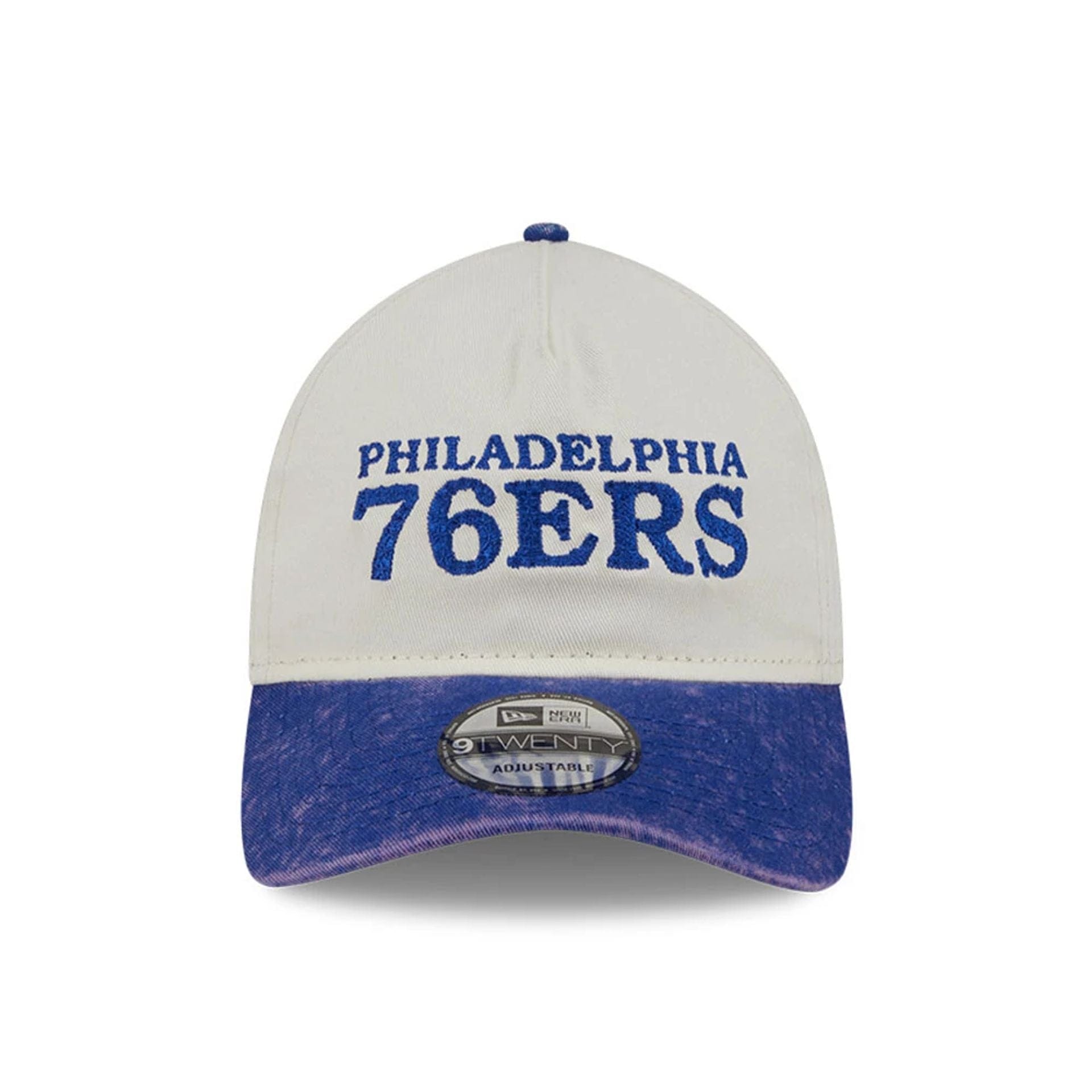 This is a Philadelphia 76Ers Pastel White 9TWENTY A-Frame Adjustable Cap 2
