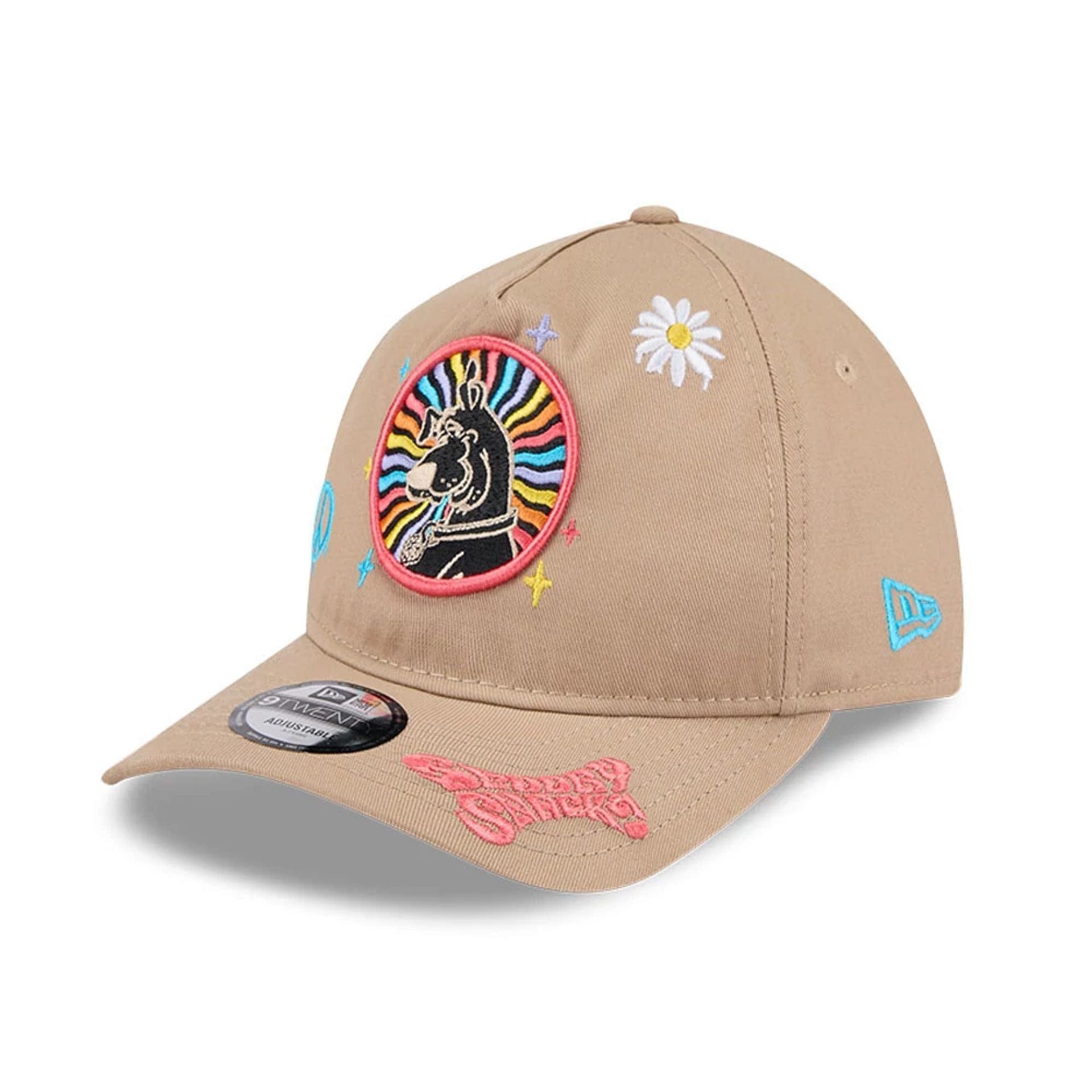 This is a Scooby Doo Light Beige 9TWENTY A-Frame Adjustable Cap 1