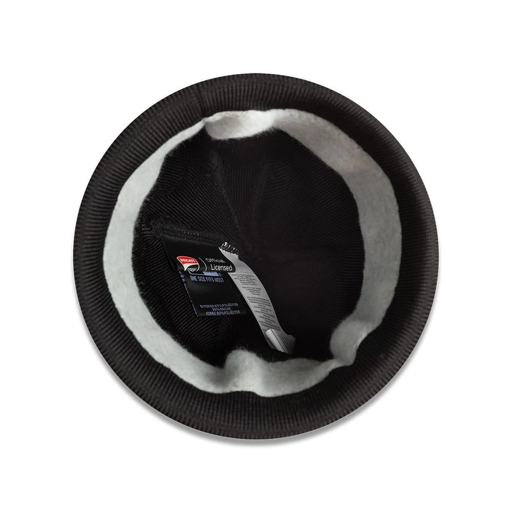 Pictured is this Ducati Team Black Cuff Knit Beanie Hat 3