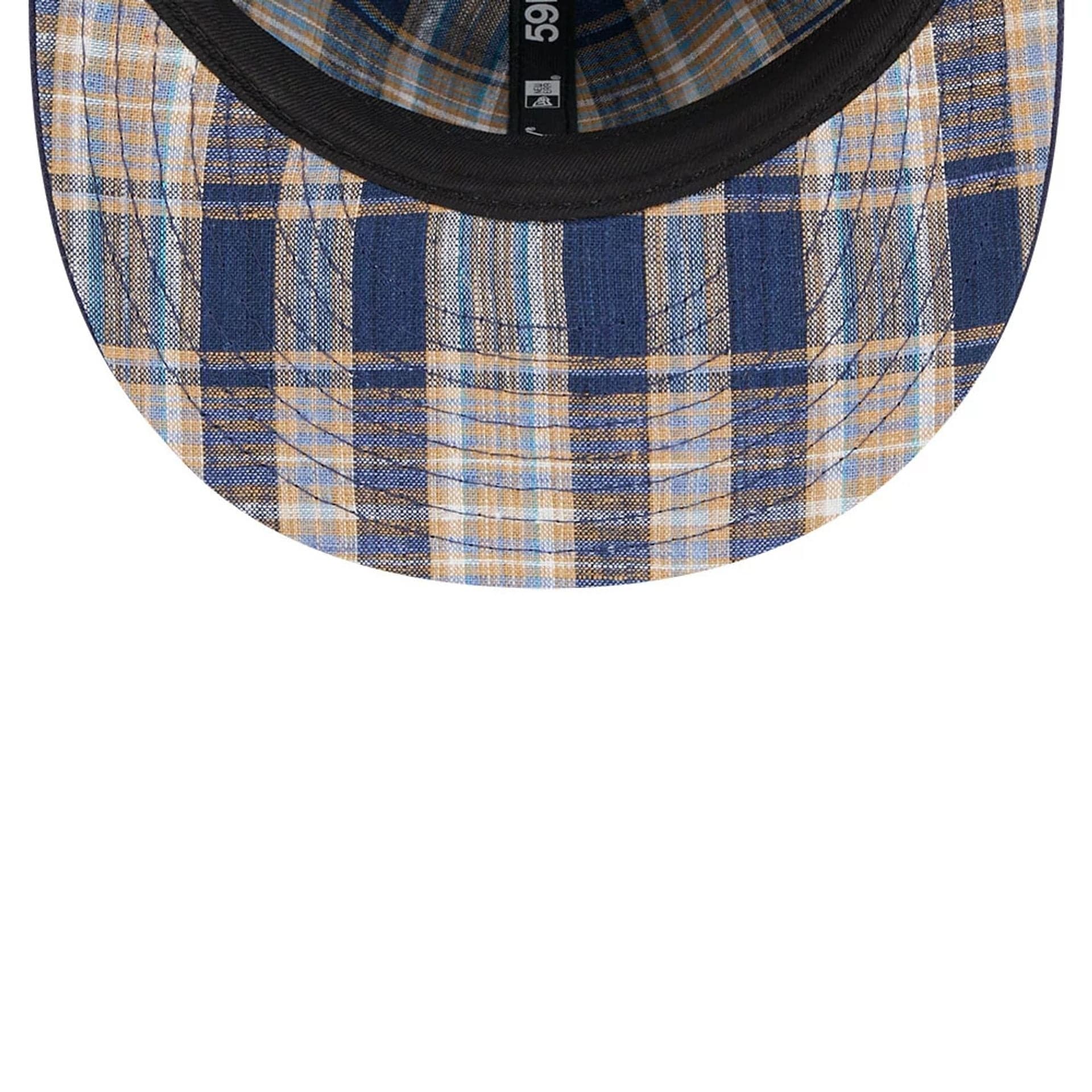 This is a New York Yankees Pattern Undervisor Dark Blue 59FIFTY Fitted Cap 2