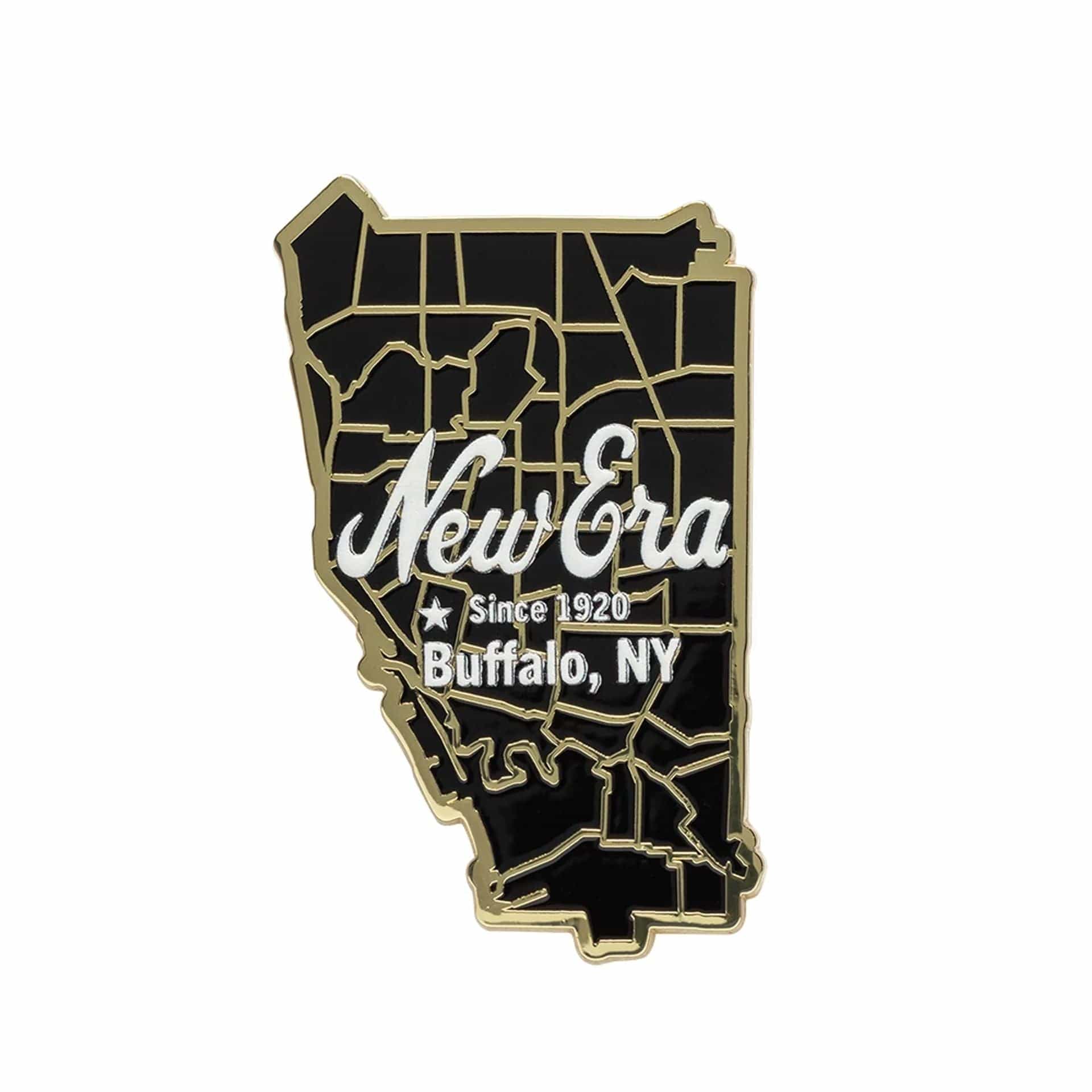 This is a 59FIFTY Day State Black Pin Badge 1