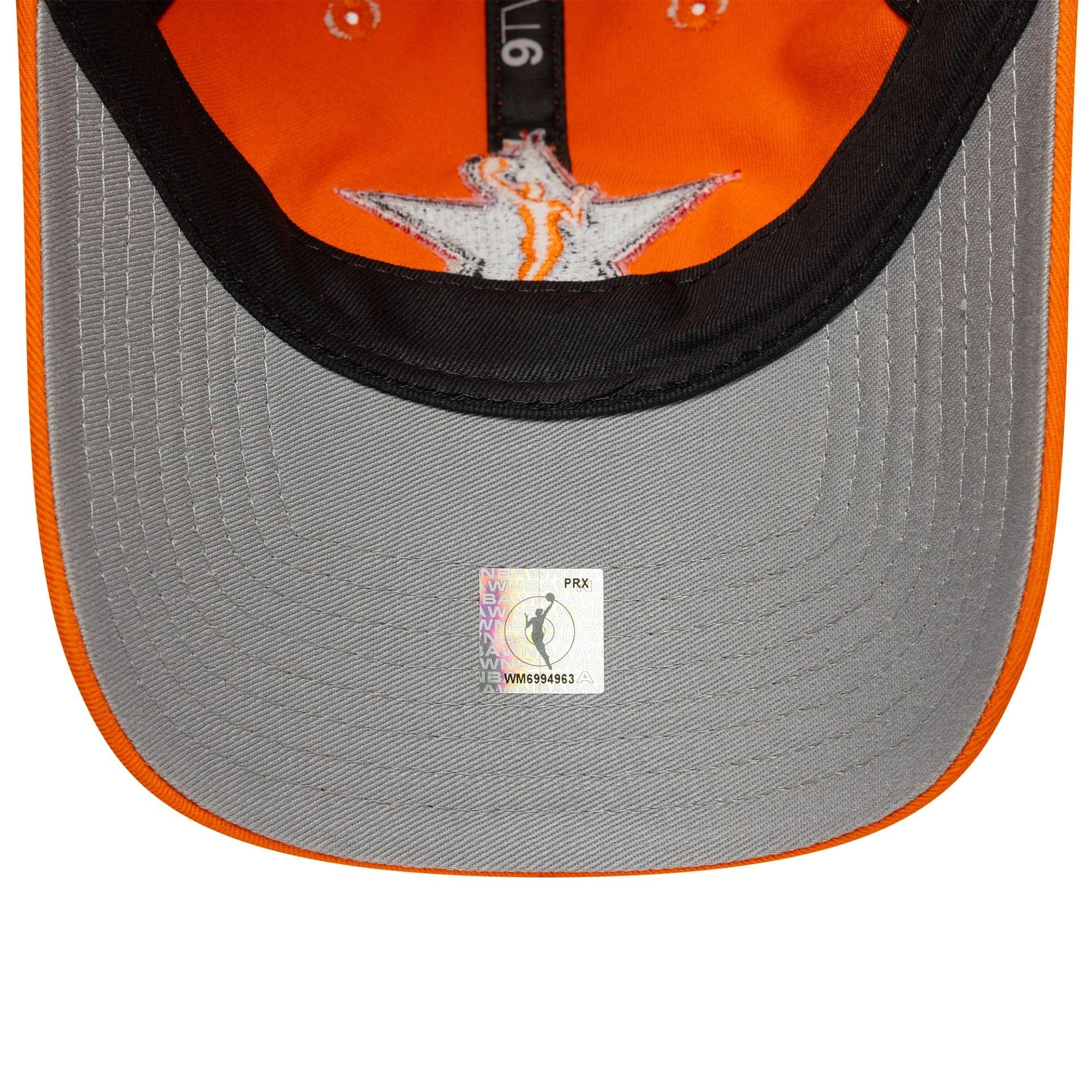 This is a WNBA 2025 All Star Game Logo Orange 9TWENTY Adjustable Cap 2
