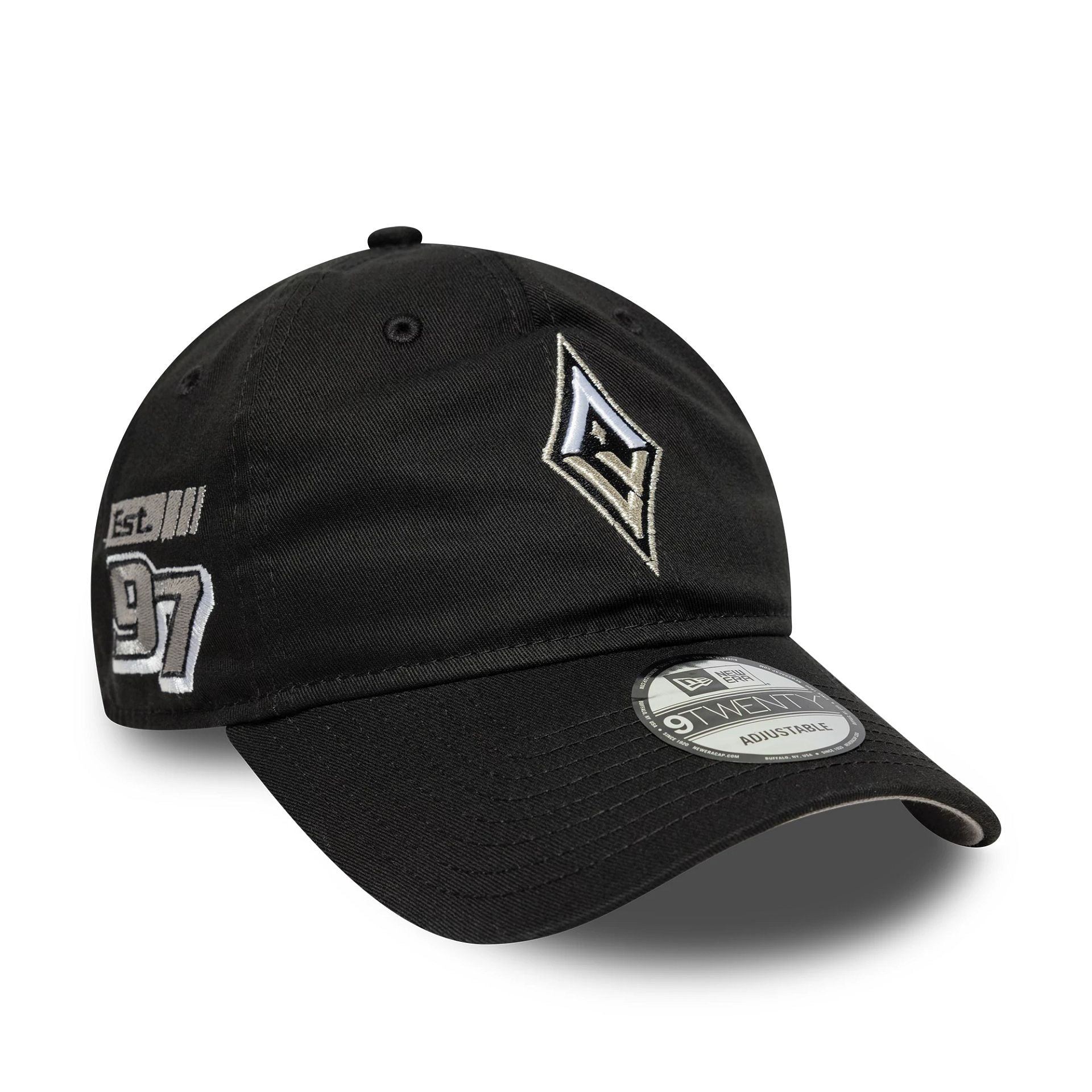 This is a Las Vegas Aces WNBA 2025 All Star Game Black 9TWENTY Adjustable Cap 1