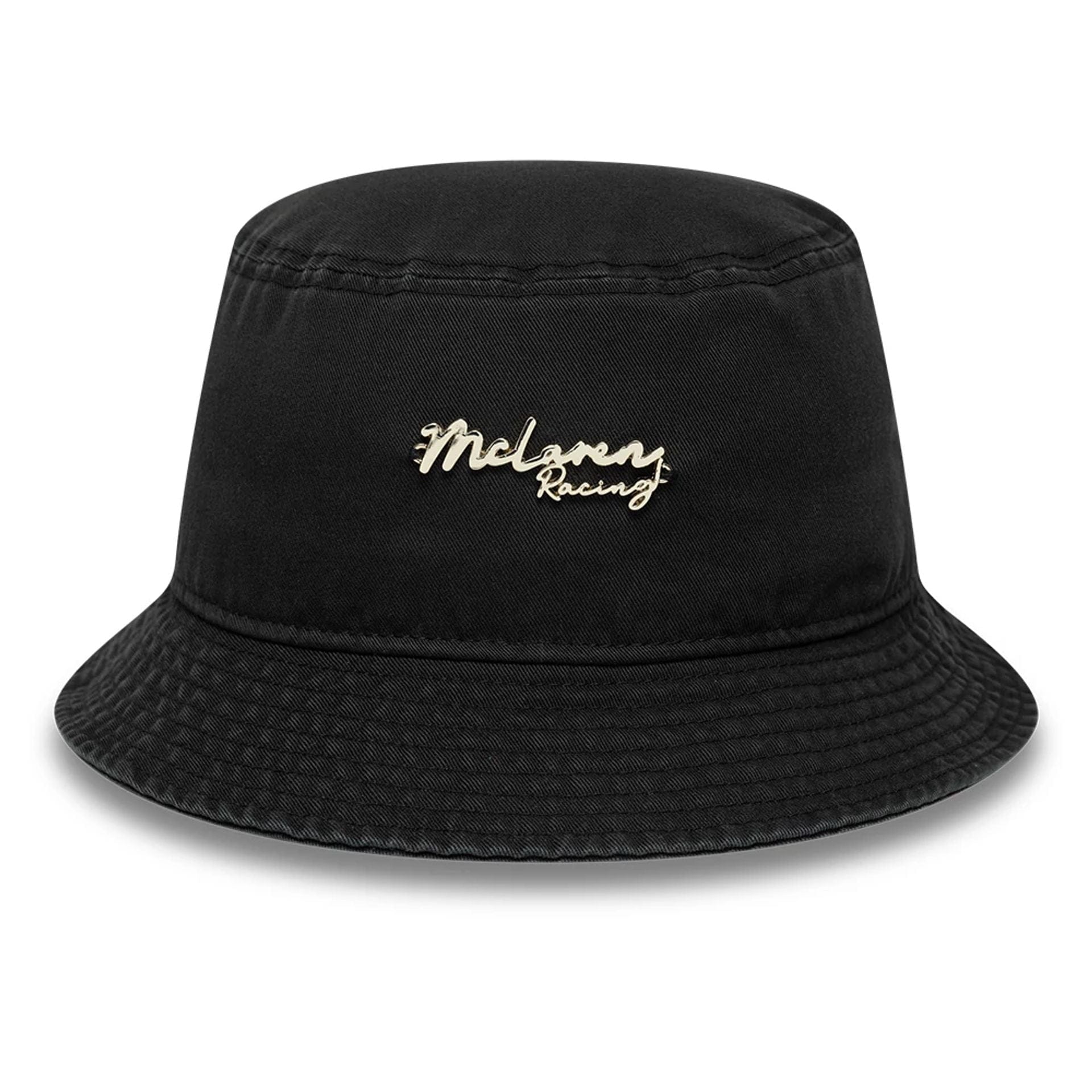 This is a McLaren x Reiss Leisure Black Bucket Hat 2