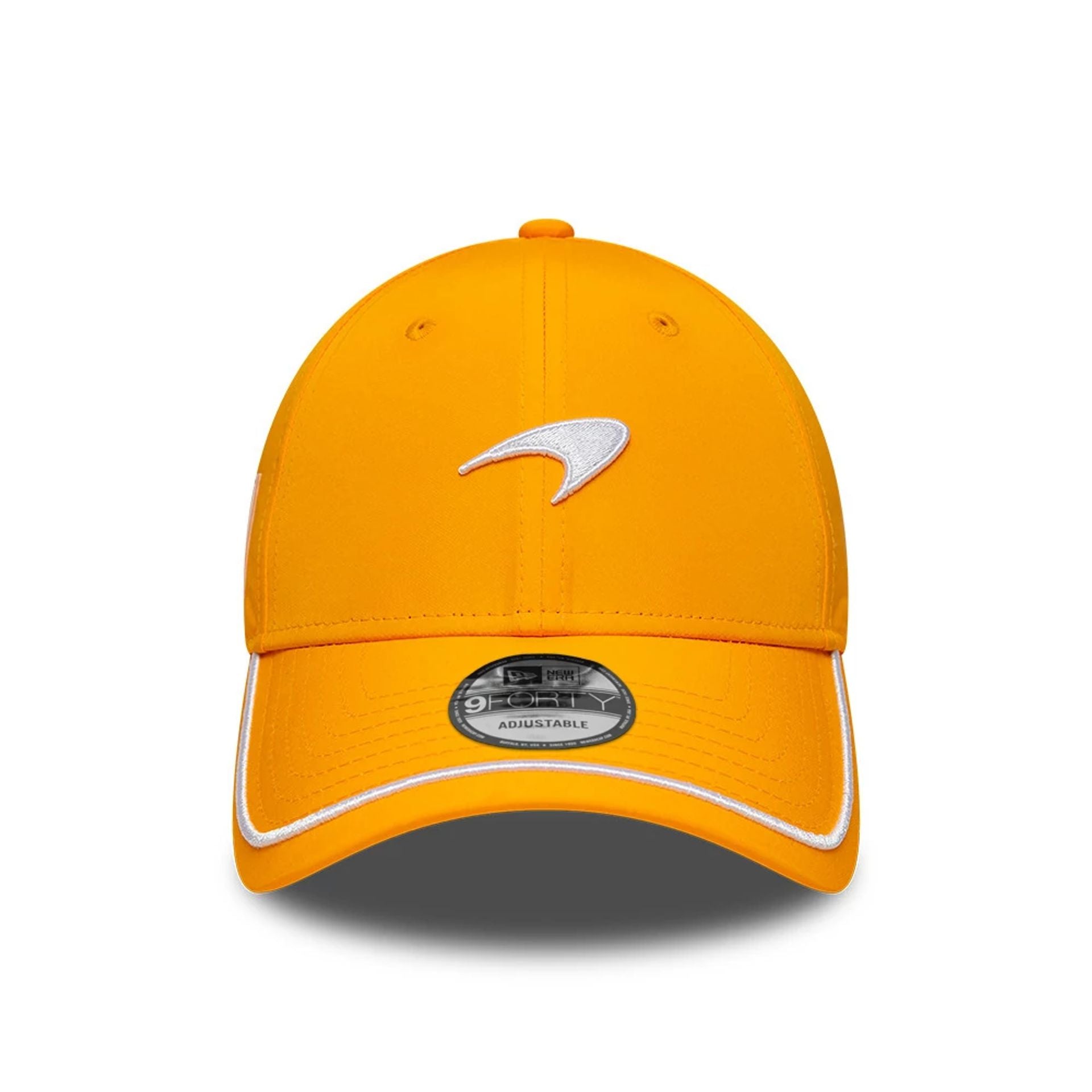 This is a McLaren x Reiss Seasonal Orange 9FORTY Adjustable Cap 2