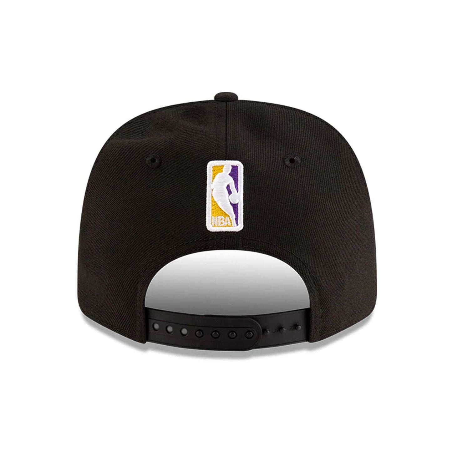 This is a LA Lakers NBA Team Black 9SEVENTY Stretch Snap Adjustable Cap 7