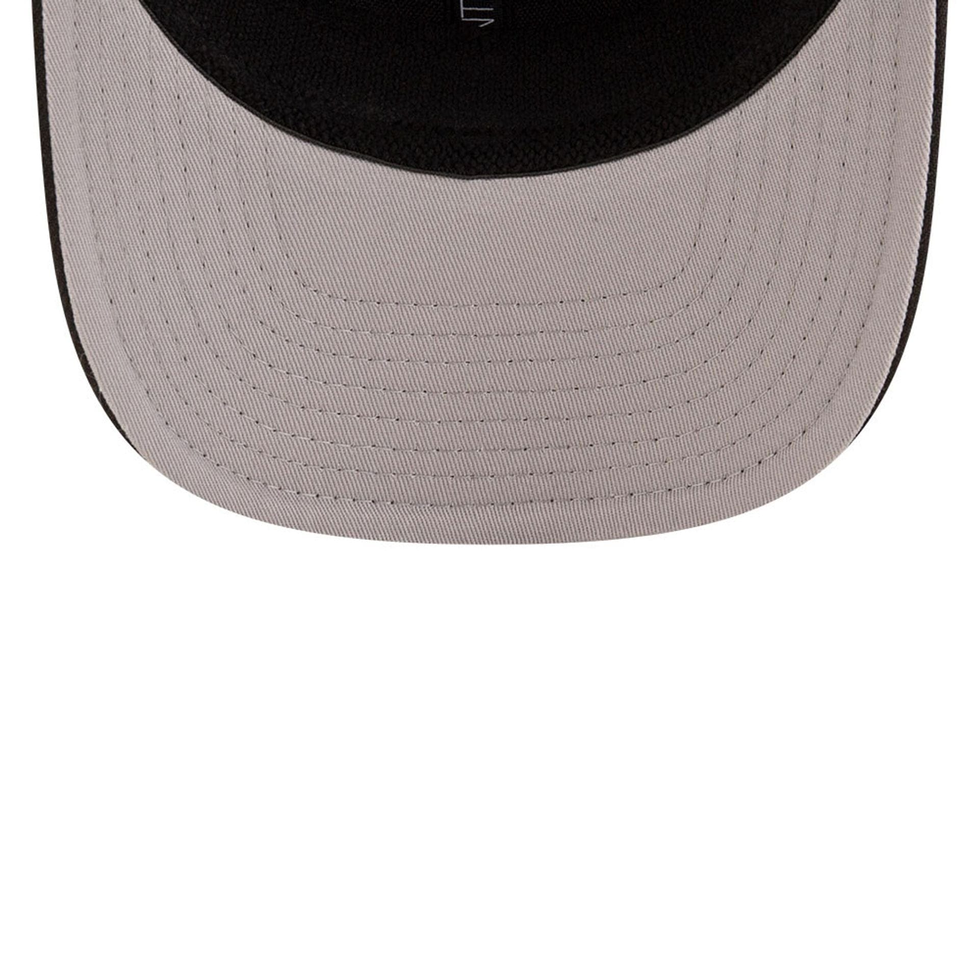 This is a Golden State Warriors NBA Team Black 9SEVENTY Stretch Snap Adjustable Cap 2