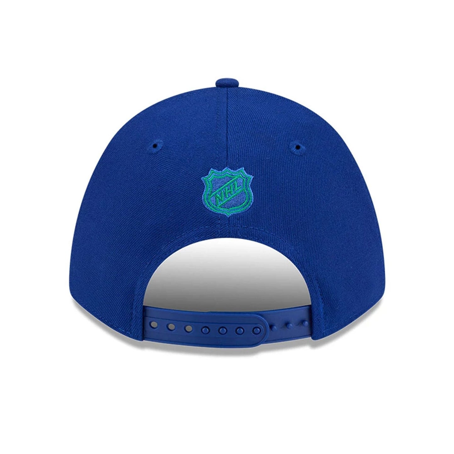 This is a Vancouver Canucks NHL Team Blue 9FORTY M-Crown Adjustable Cap 7